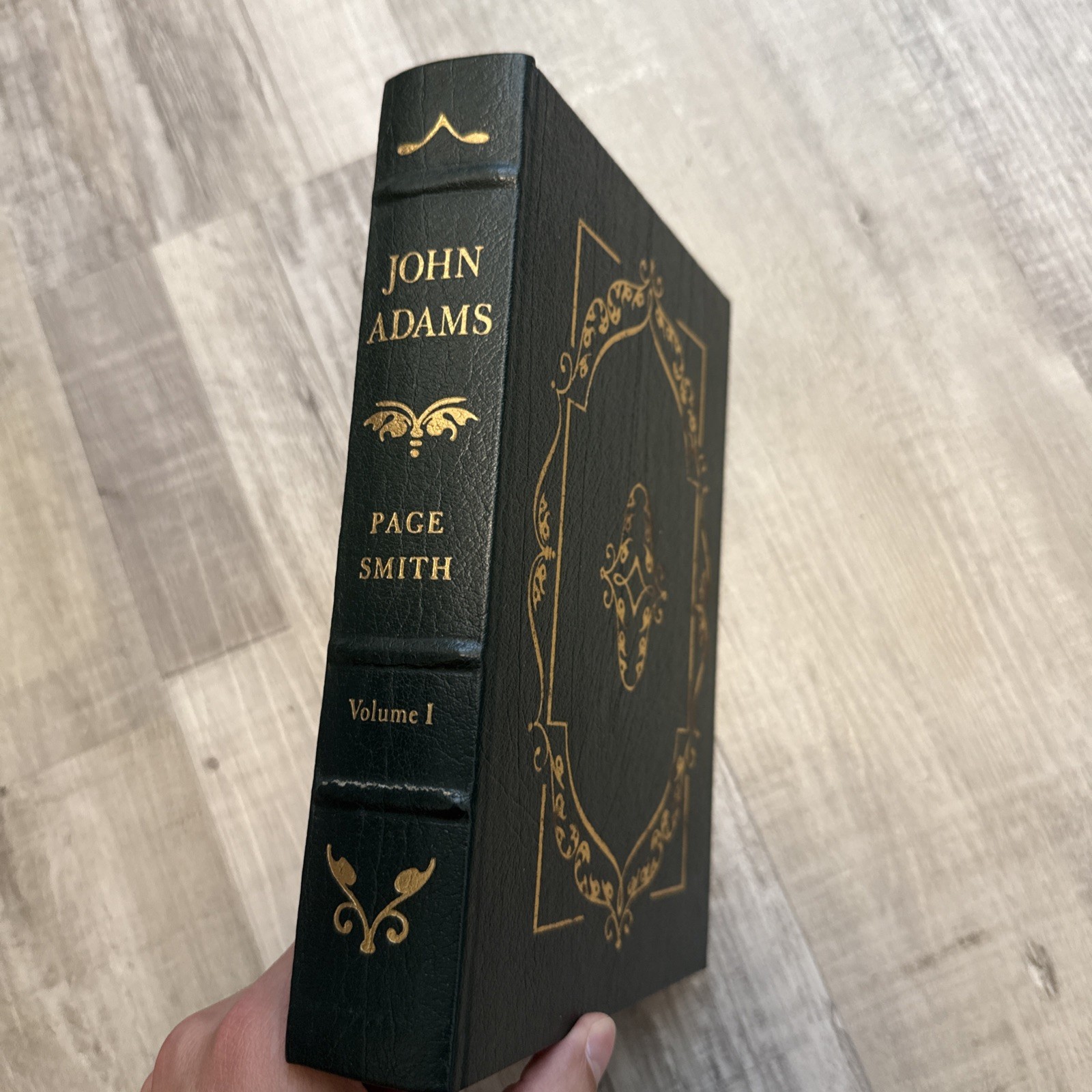 John Adams Page Smith Vol.I Easton Press Leather Hardcover