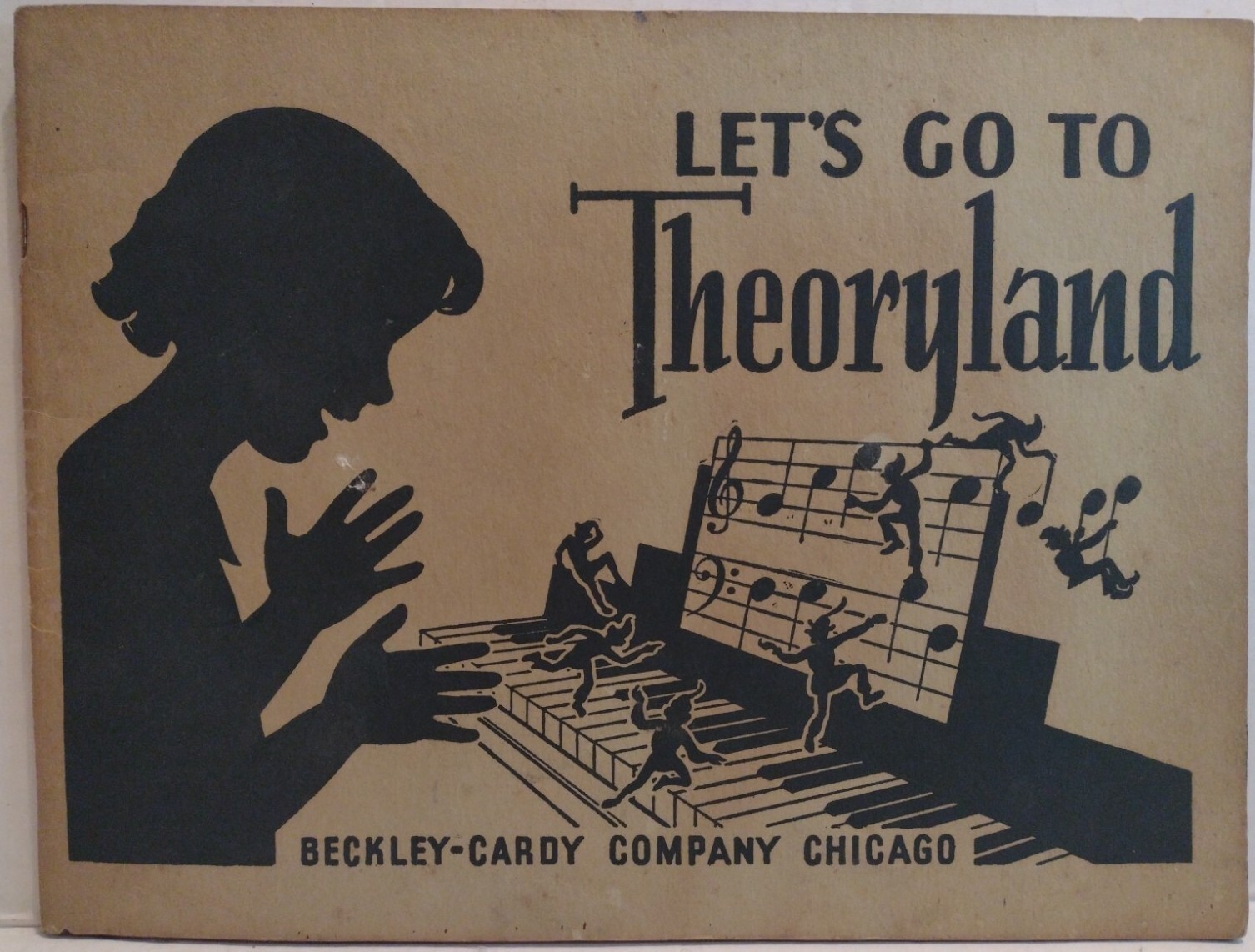Let’s Go To Theoryland Beckley Cardy Co. Chicago VTG Childrens Music Theory Book