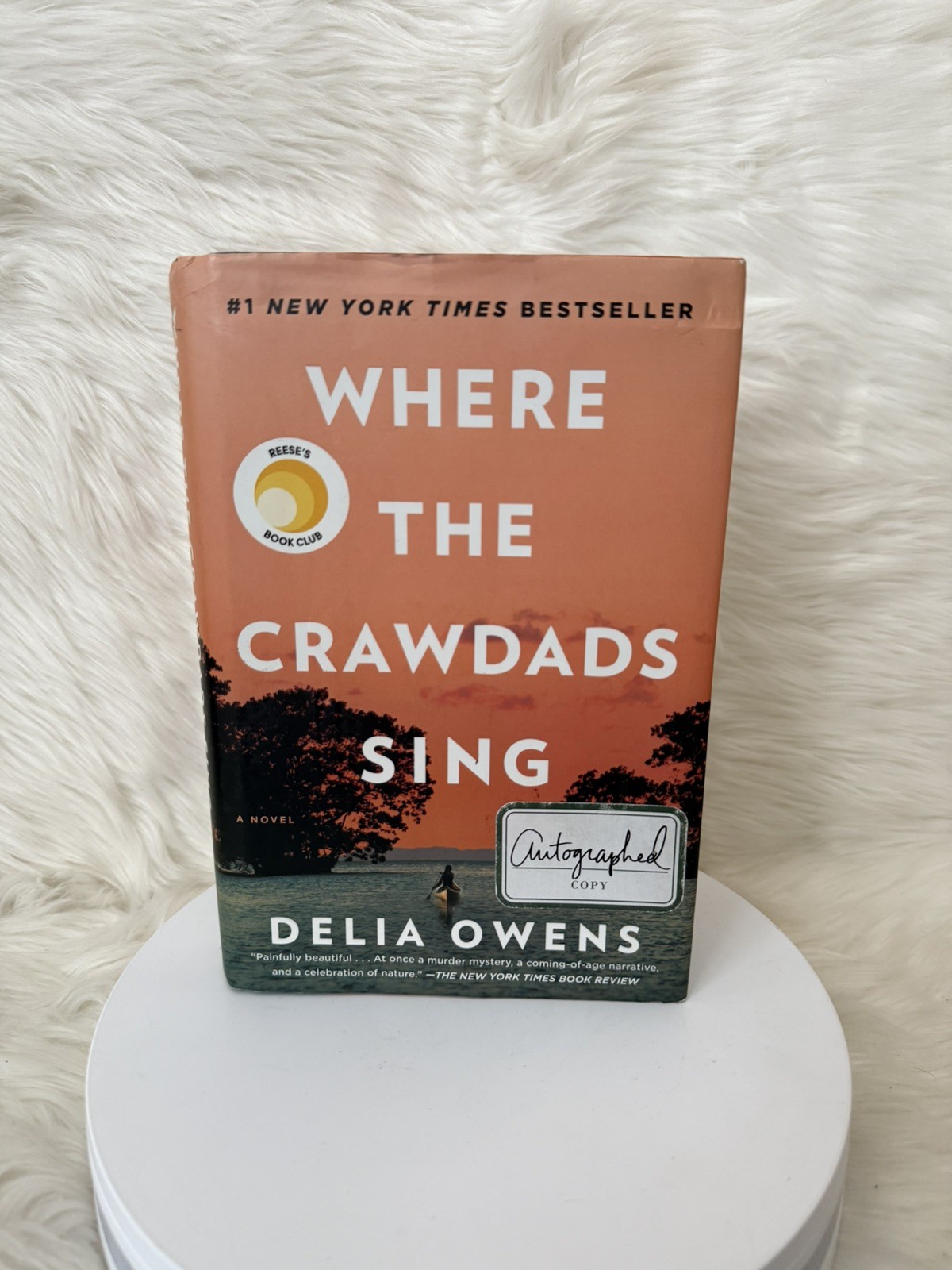 Where the Crawdads Sing: By Delia Owens (2018, Hardcover) Signed Copy
