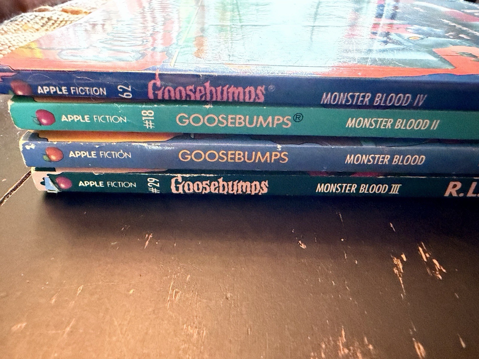 R.L. Stine Goosebumps Monster Blood I-IV Paperback Set
