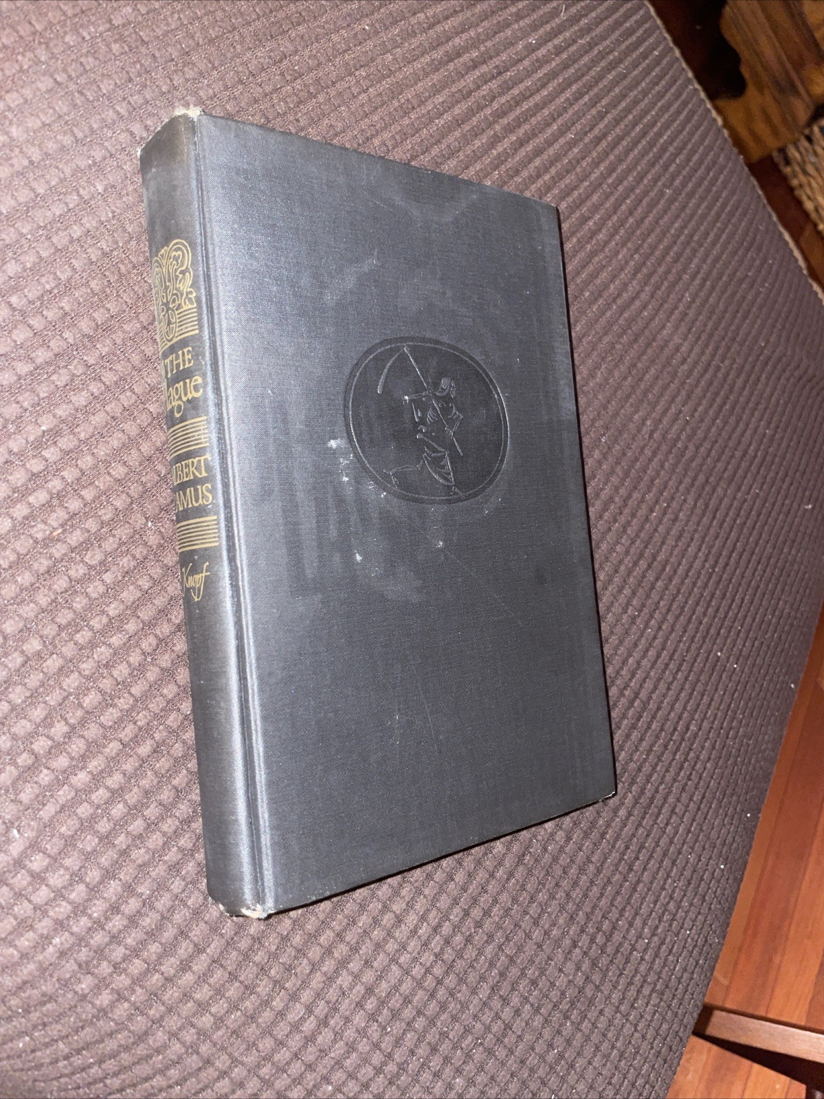 1948 – Albert Camus – The Plague – Knopf 1st US ed. 2nd pr. before pub.