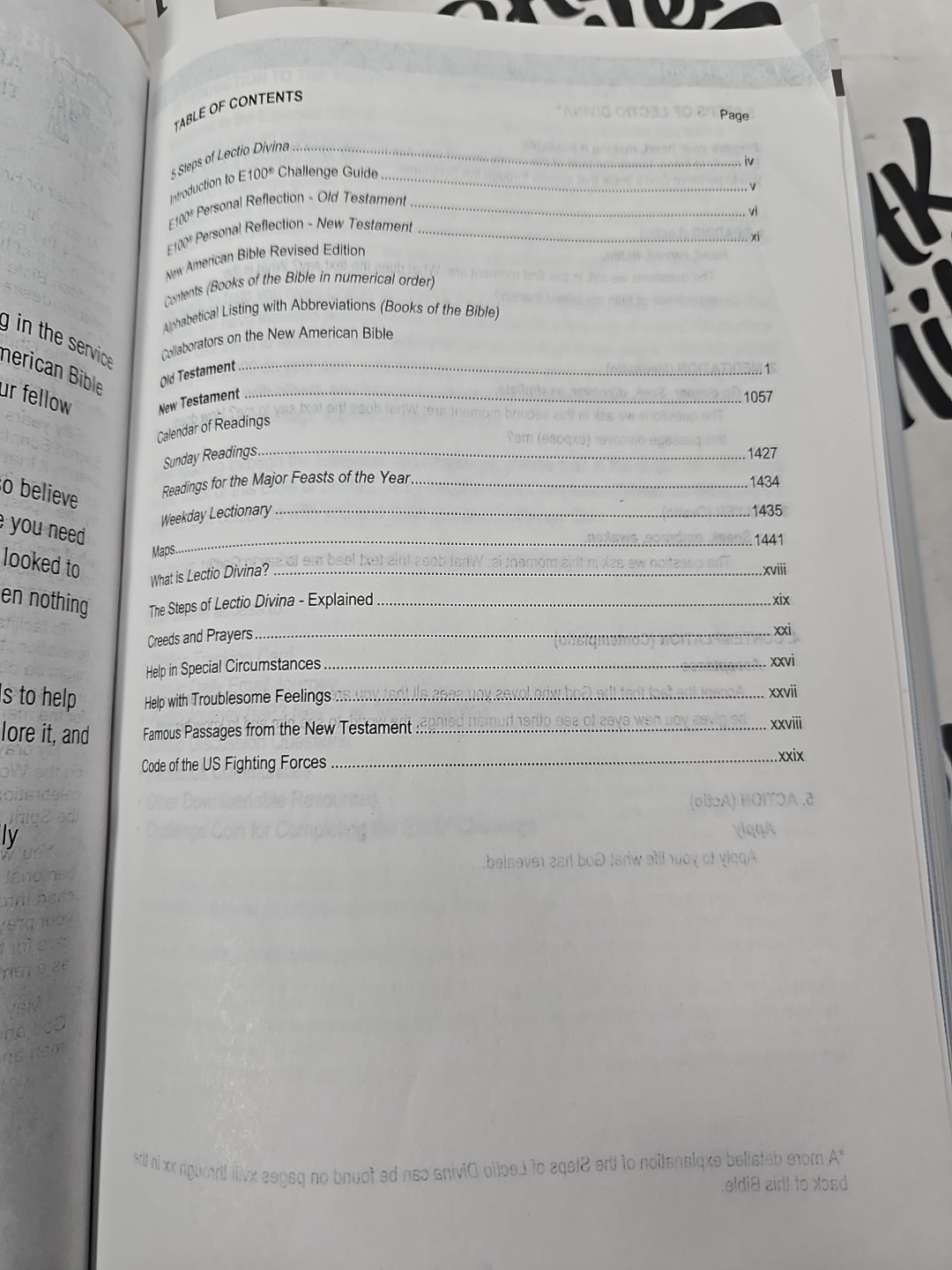 American Bible Society Holy Bible E100 Military Edition, Paperback, Military