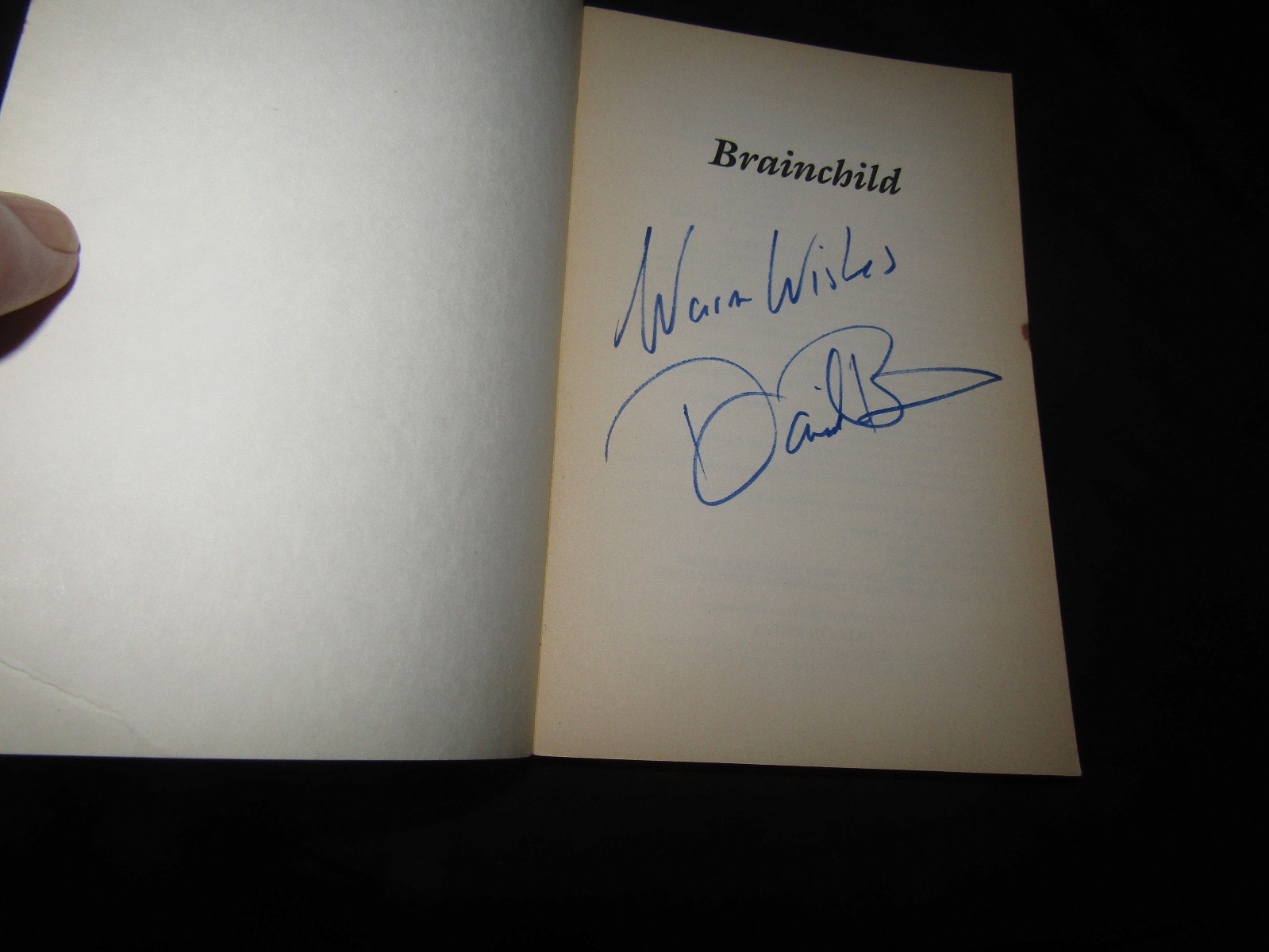 BRAINCHILD By David Jay Brown & Robert Anton Wilson 1st Ed SIGNED 1988