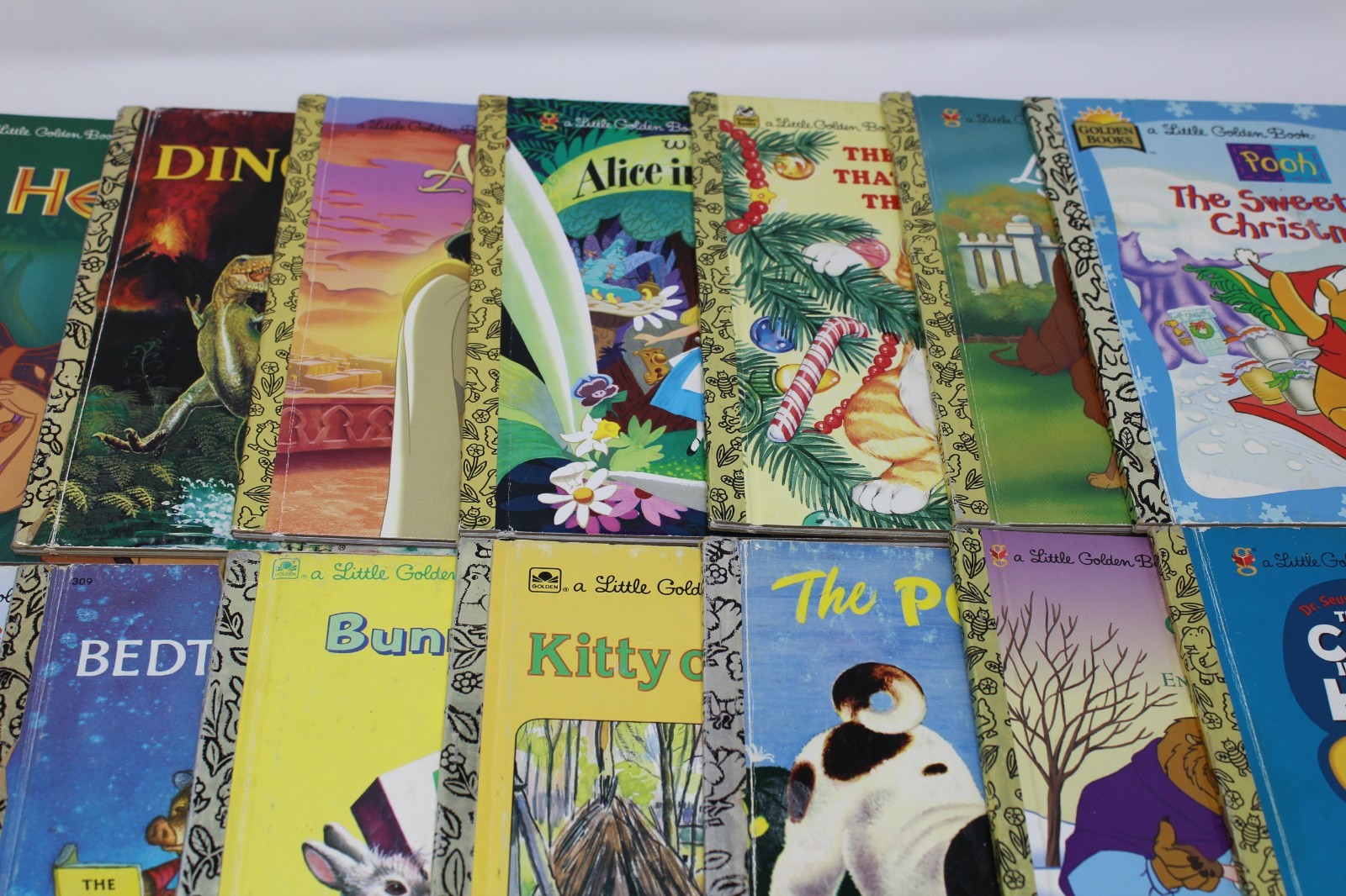 Little Golden Books Lot of 20 Disney Classic Christian Modern & Vintage Random