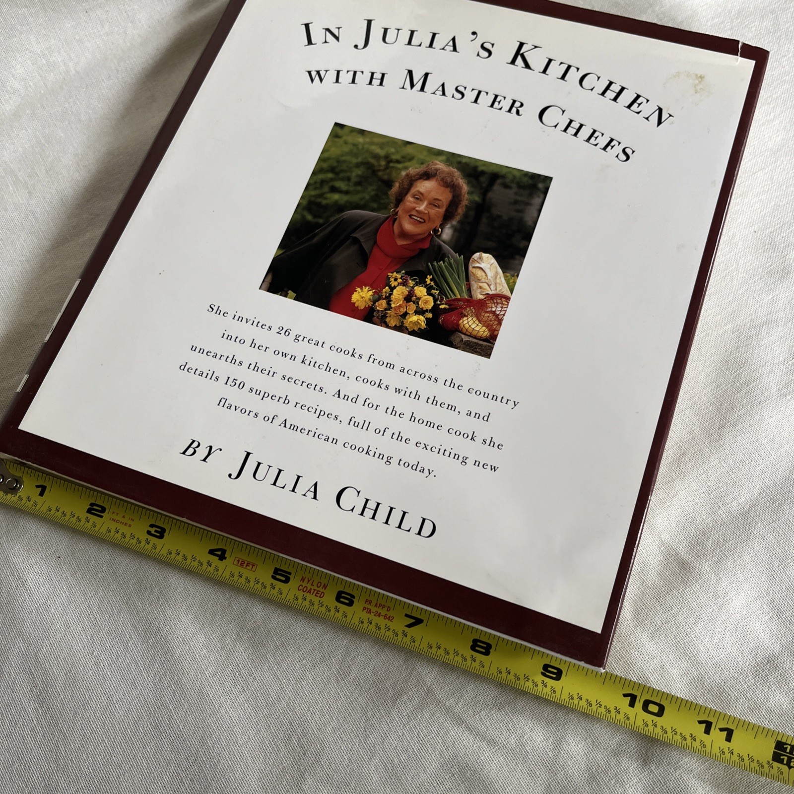 Julia Child’s Cookbook “In Julia’s Kitchen With Master Chefs”, 1995, 302 Pages