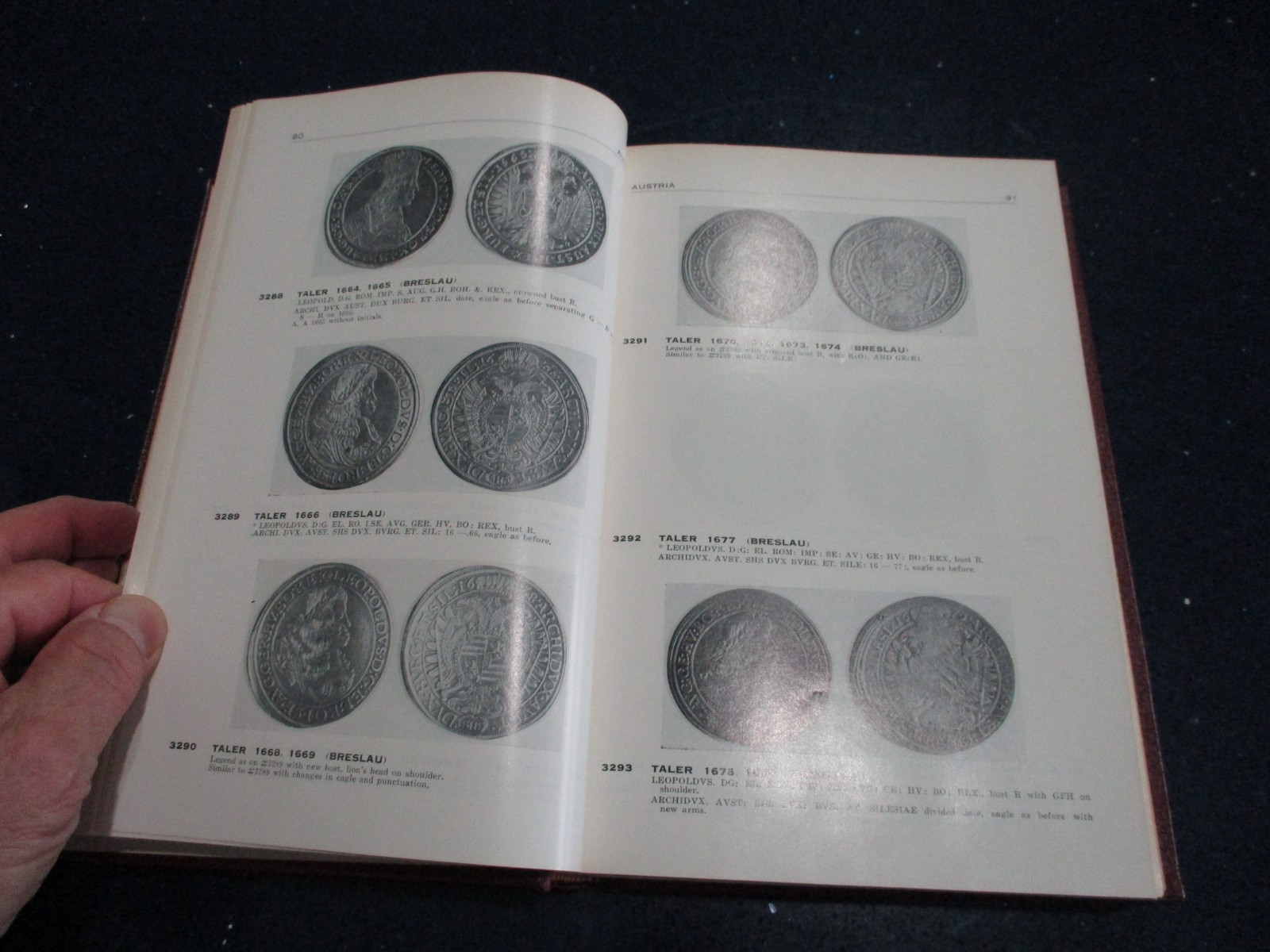 EUROPEAN CROWNS 1600-1700 Numismatic Coin Book by John S Davenport EXCELLENT!