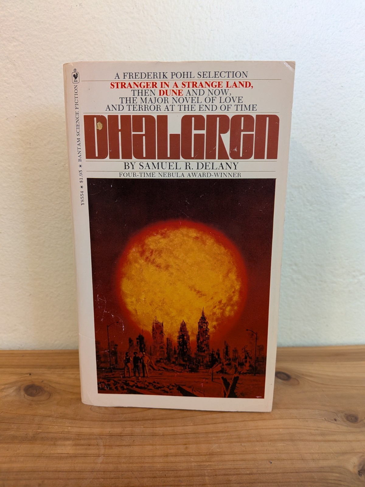 DHALGREN – Samuel R. Delaney (1975 Bantam MM PB) Vintage Sci Fi 7th Print