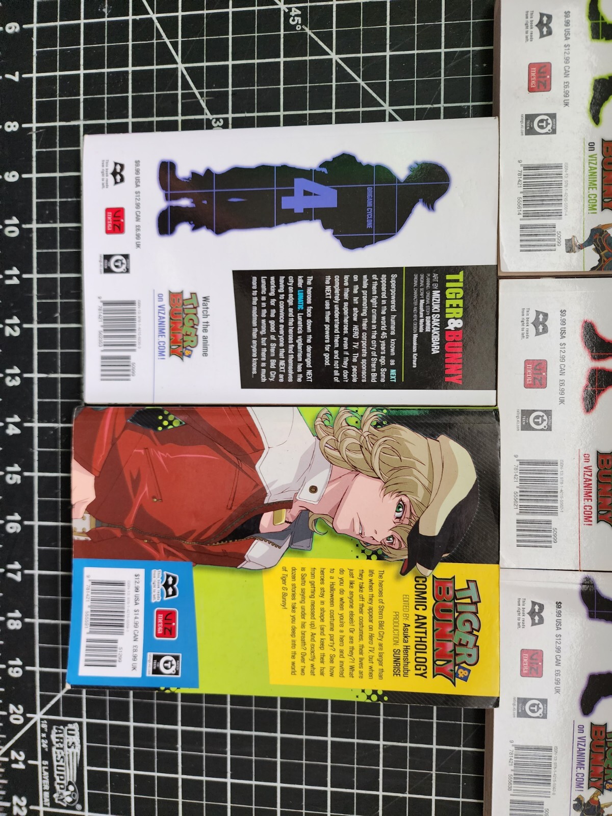 Tiger & Bunny Manga Lot Volumes 1 2 3 4 1-4 English + 2 in 1 comic anthology