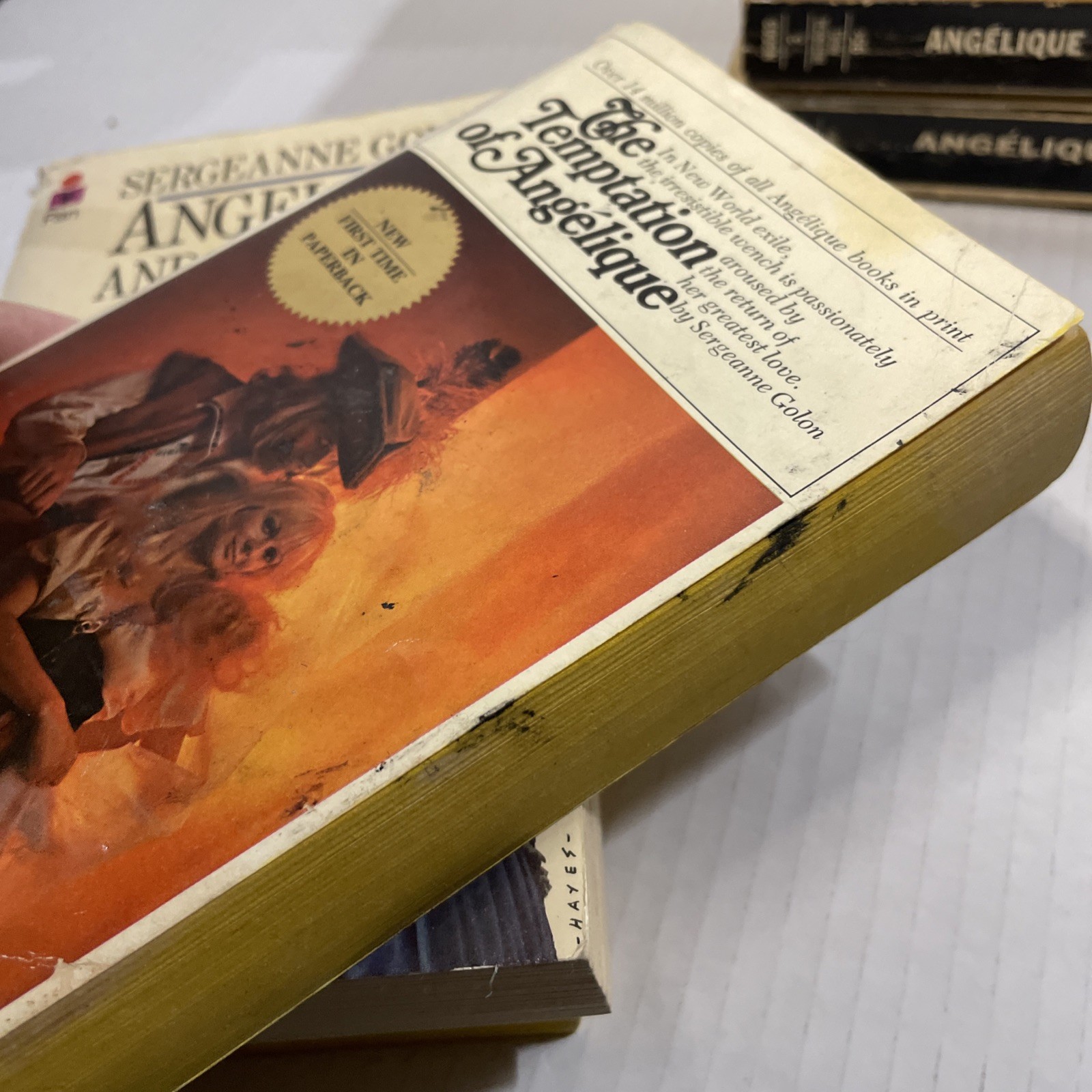 Angelique by Sergeanne Golon Vintage Romance Series Complete Paperback Set of 9