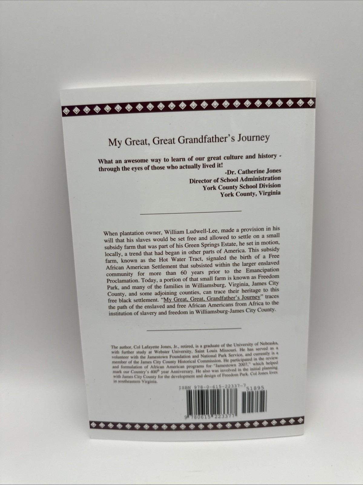 My Great, Great, Grandfather’s Journey to an Island of Freedom Softcover 2012