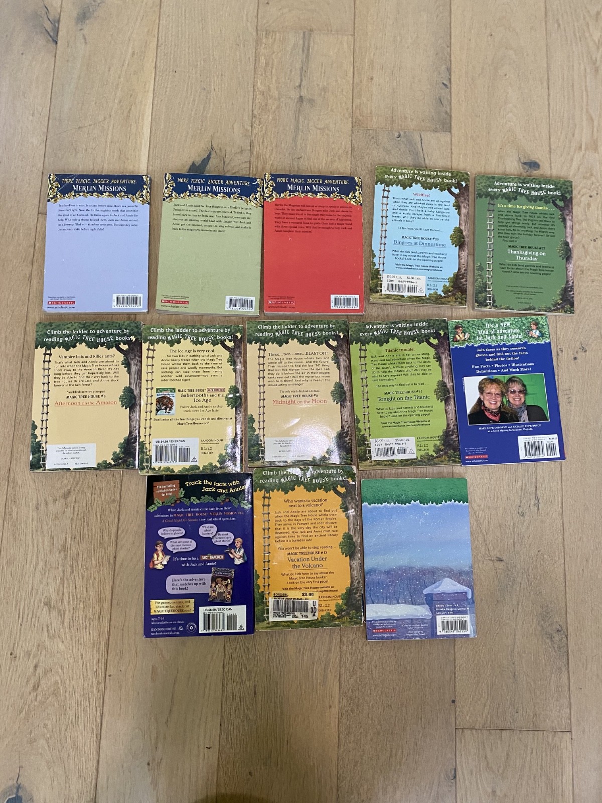 Magic Tree House Classroom Starter Pack 13 Book Lot – 1 Missing Front Cover