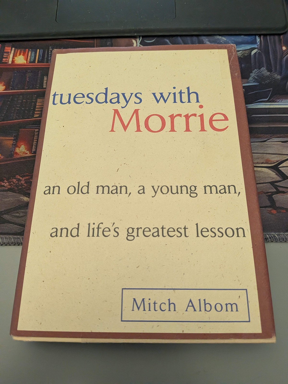 SIGNED! Tuesdays with Morrie by Mitch Albom HCDJ Very Good SEE PICS