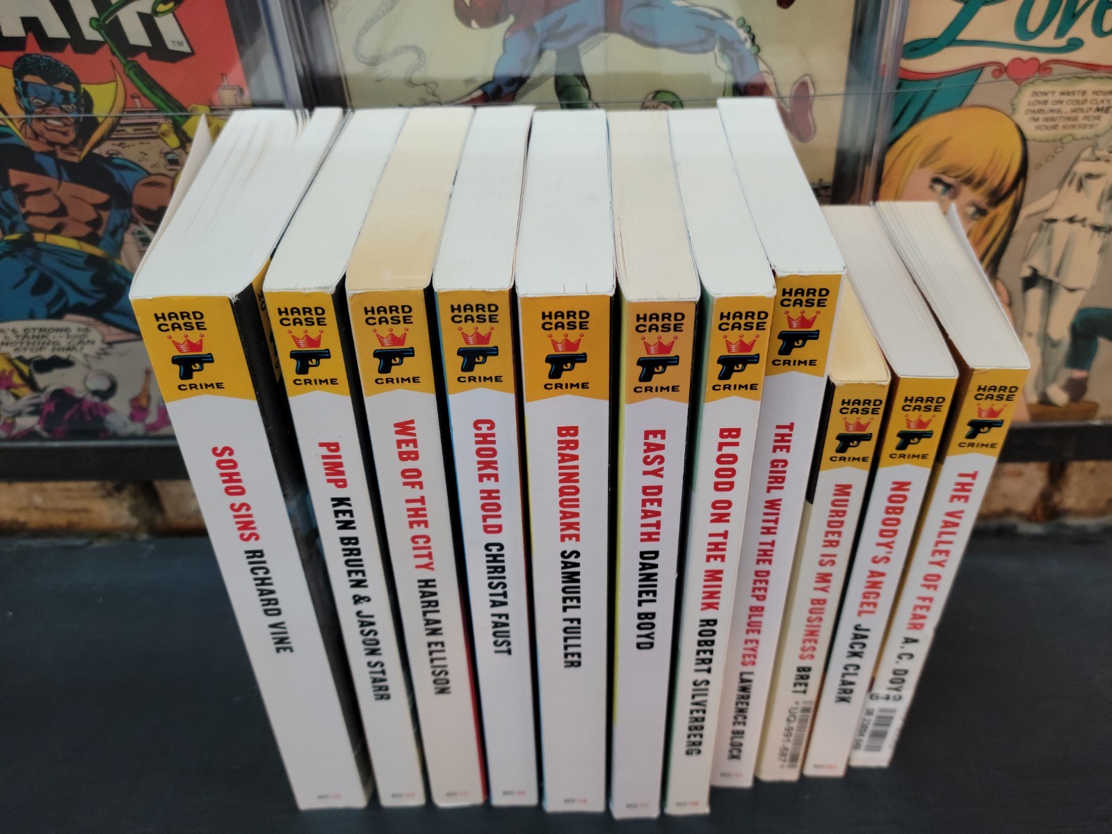 Lot of 11 HARD CASE CRIME Books – See Photos for Details!