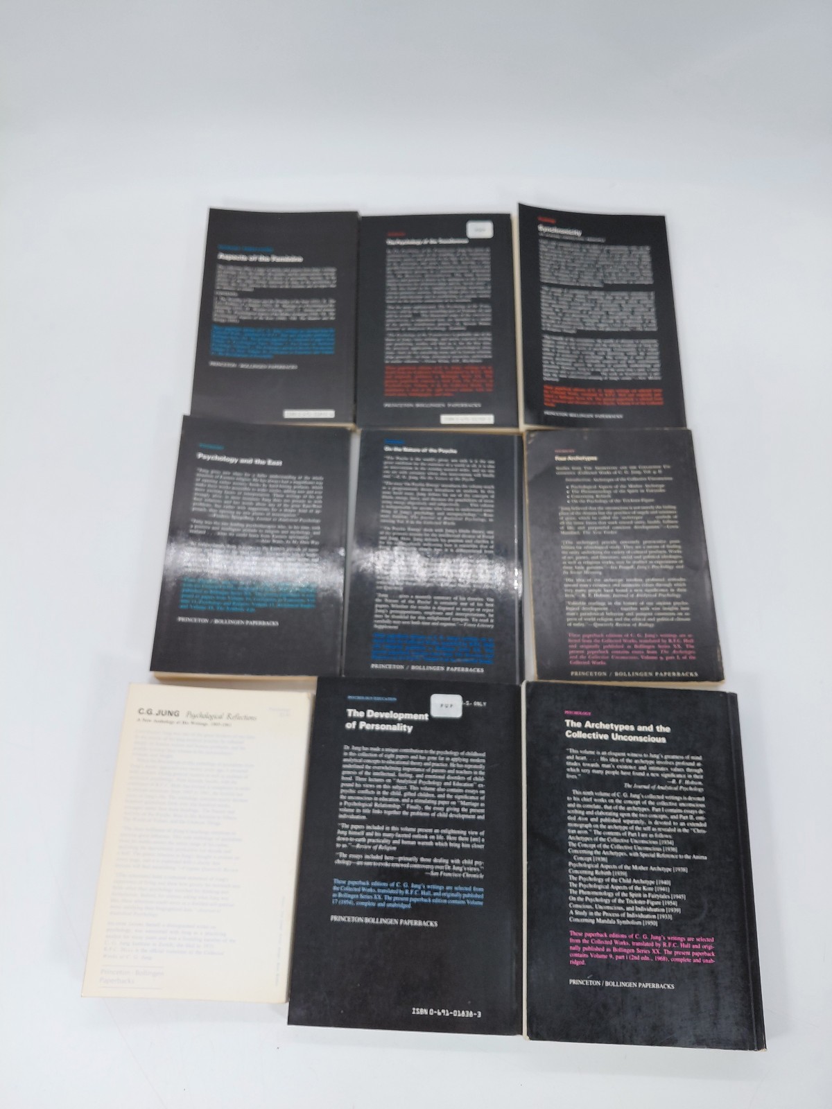 Lot Of 9 CG Jung, Bollingen Series, Princeton, Paperback