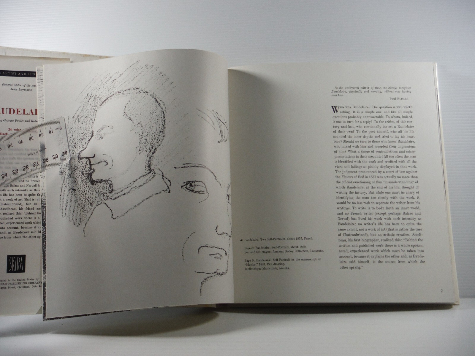 Baudelaire The Artist and His World by Jean Leymarie 1969 Skira biography Art bk