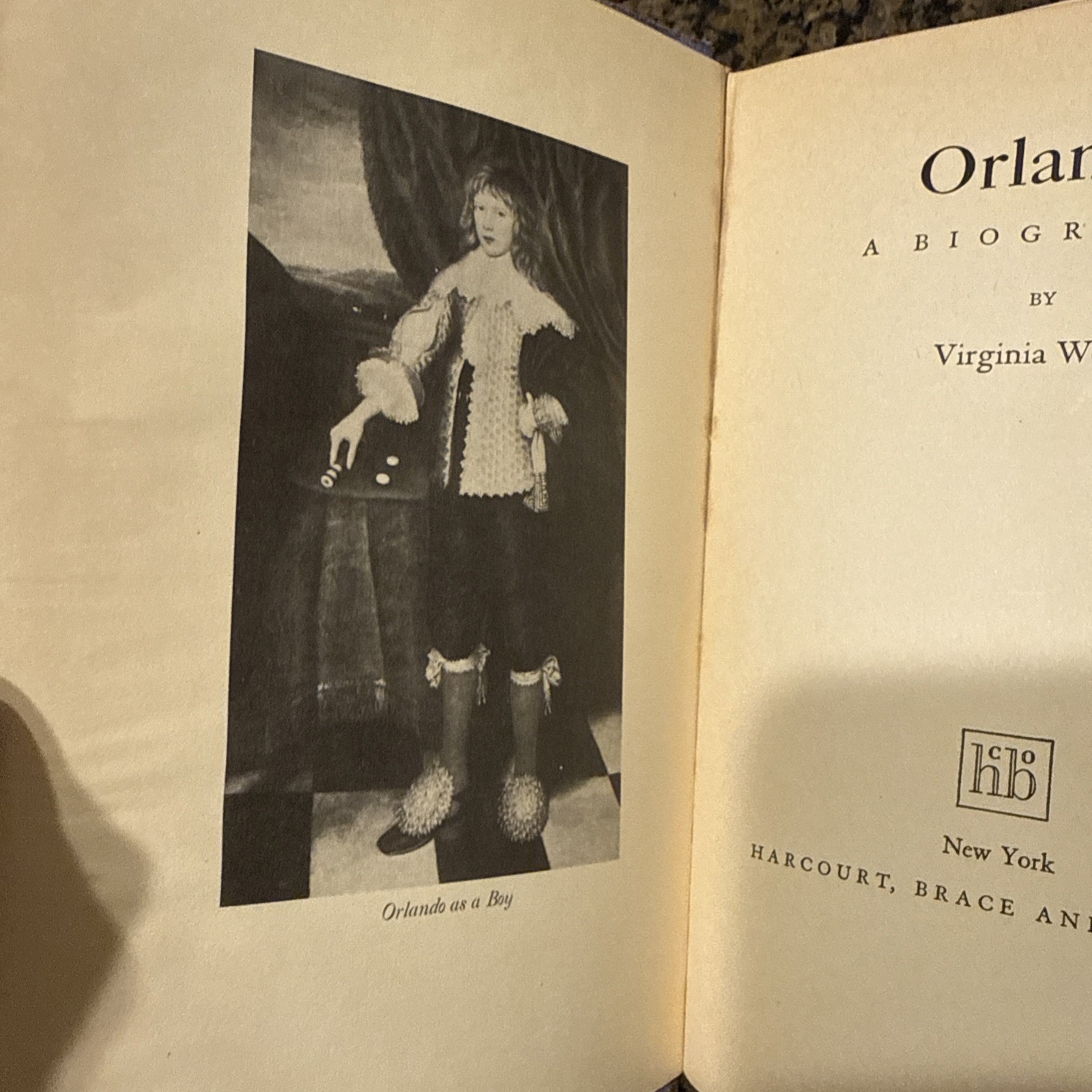 Virginia Woolf Orlando 1st First Edition Early printing Hardcover 1929 RARE