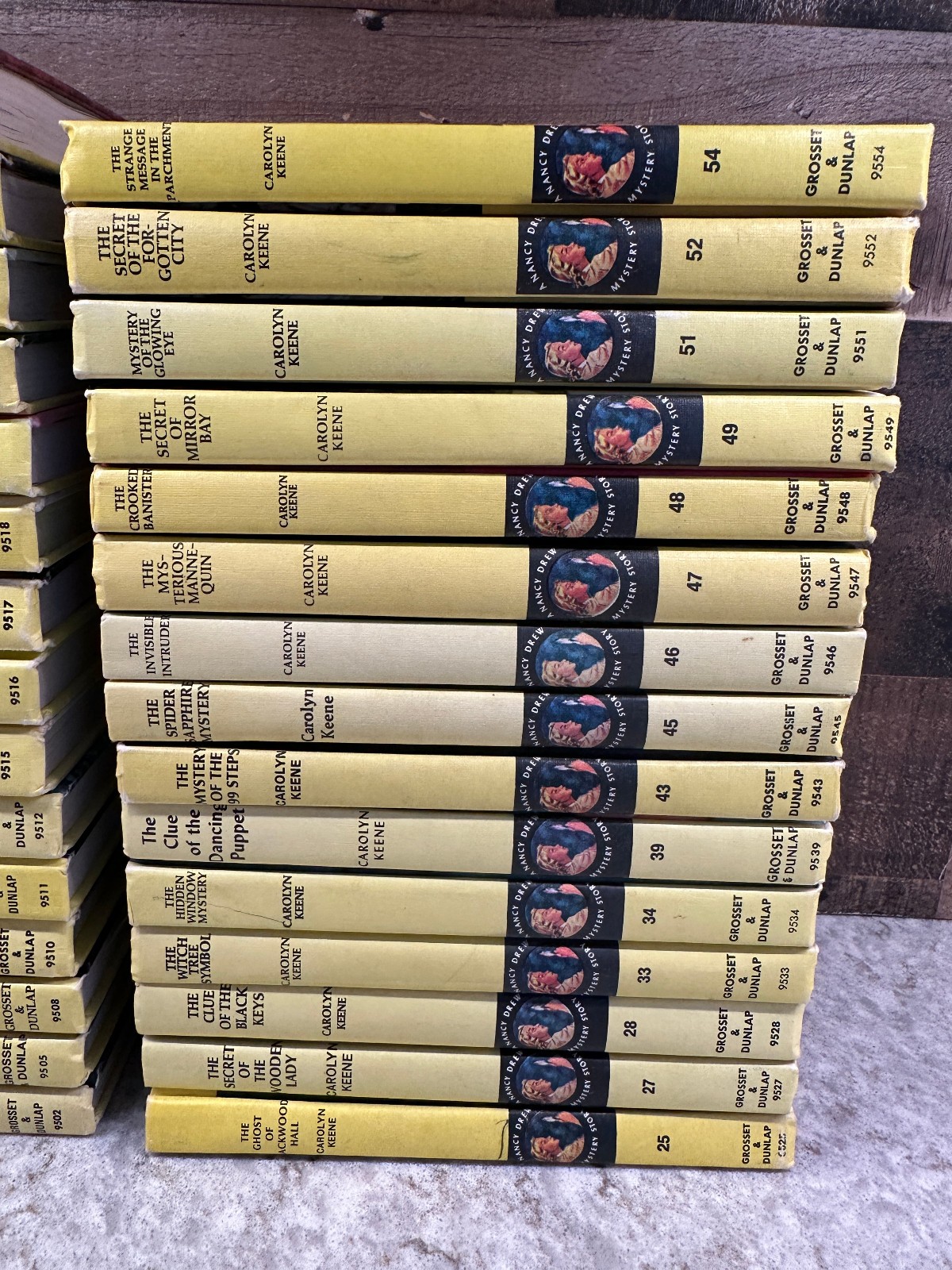 30 Nancy Drew Mystery Stories – All Matte Hardcover Edition Books- 50’s and 60’s