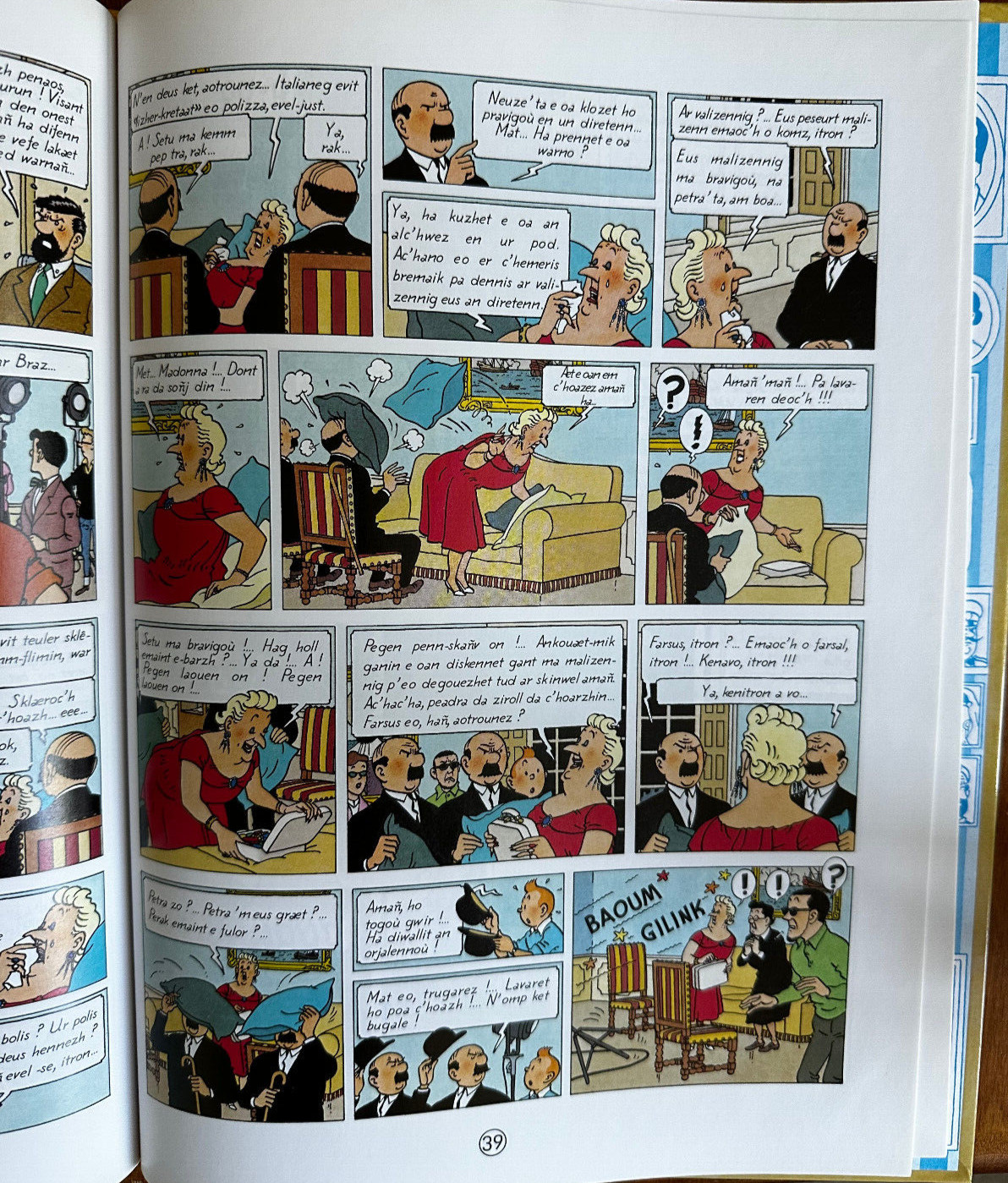 TINTIN Hergé Bravigou Ar Gastafiorenn