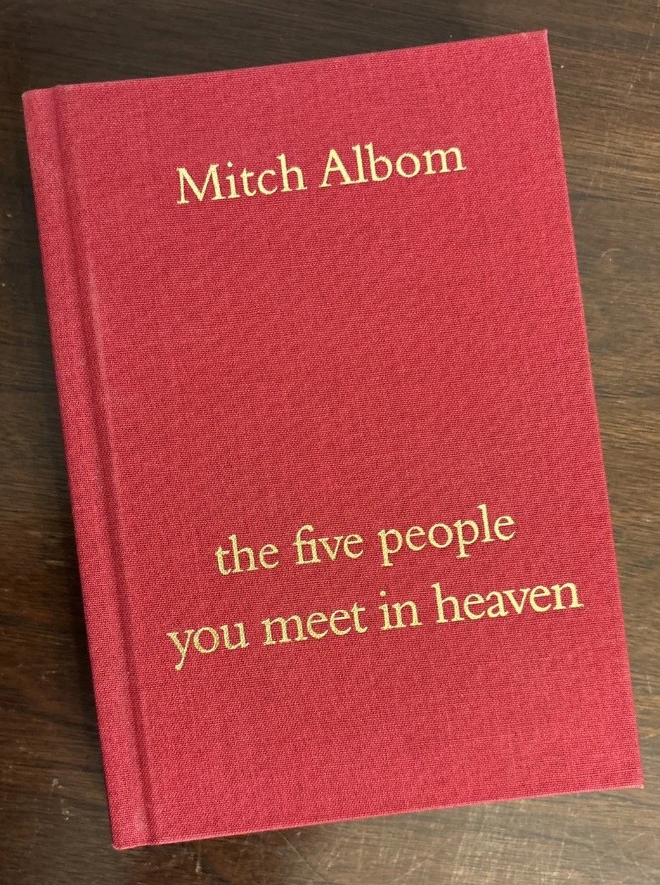 SIGNED Mitch Albom THE FIVE PEOPLE YOU MEET IN HEAVEN 1st Edition 1st Printing
