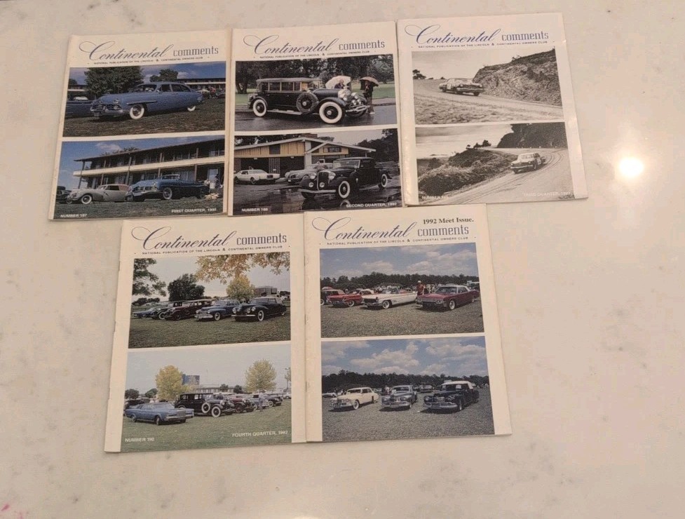 1990’s CONTINENTAL COMMENTS LINCOLN MAGAZINE HUGE LOT (51)