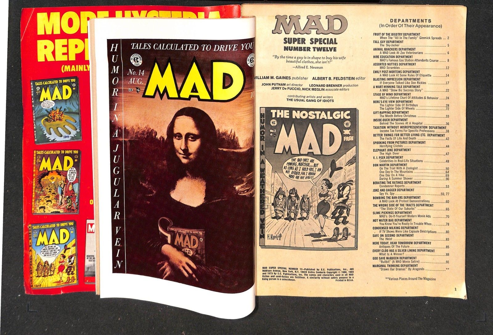 MAD SUPER SPECIAL # 12, INCLUDING NOSTALGIC MAD COMIC BOOK