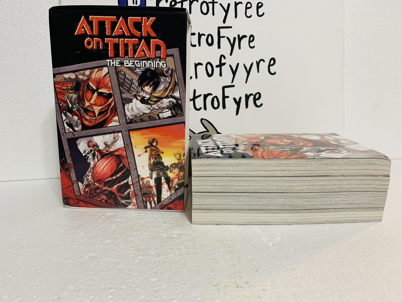 Attack on Titan: The Beginning Box Set(Volumes 1-4) Manga by Hajime Isayama
