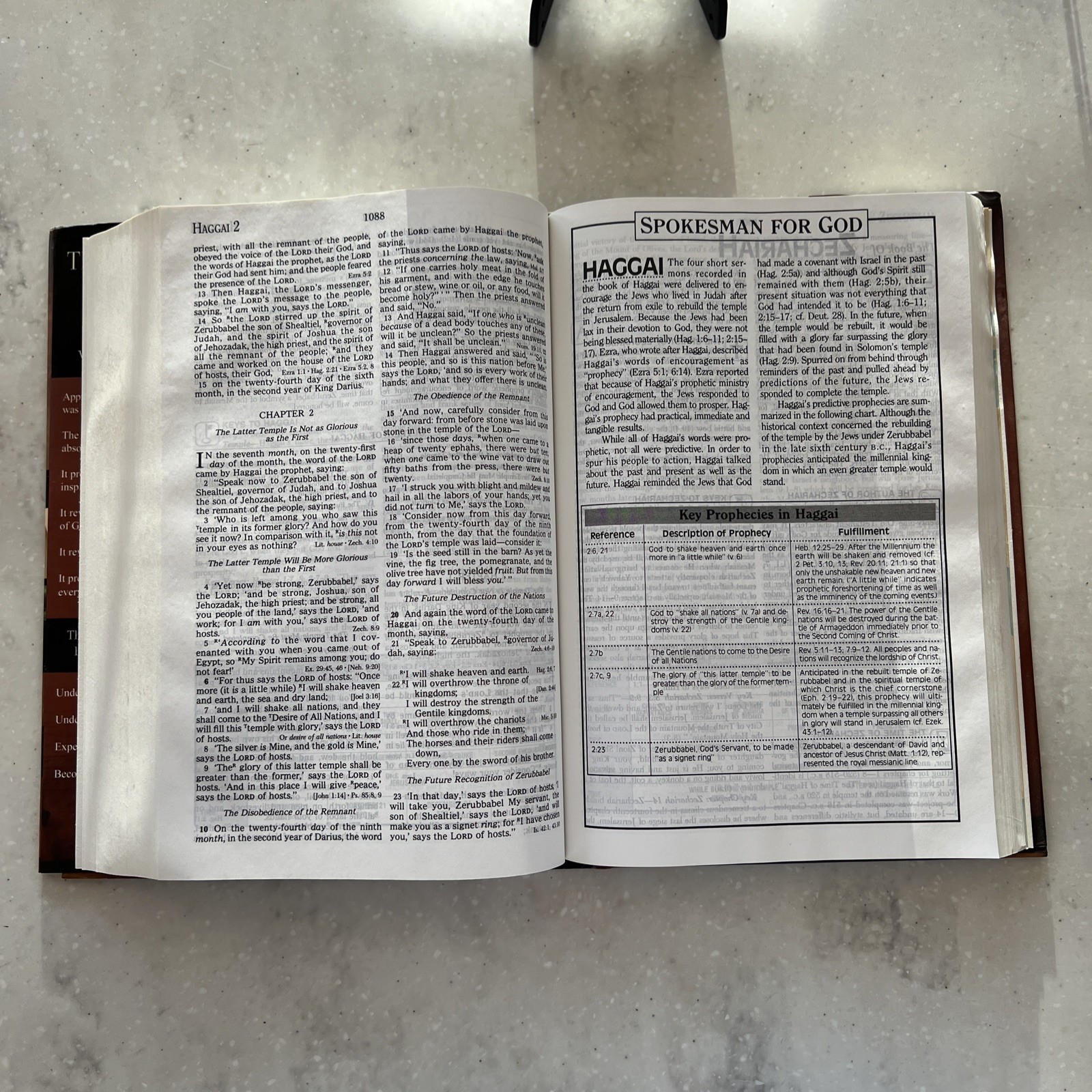Prophecy Study Bible, NKJV by John C. Hagee / 2011 Hardcover