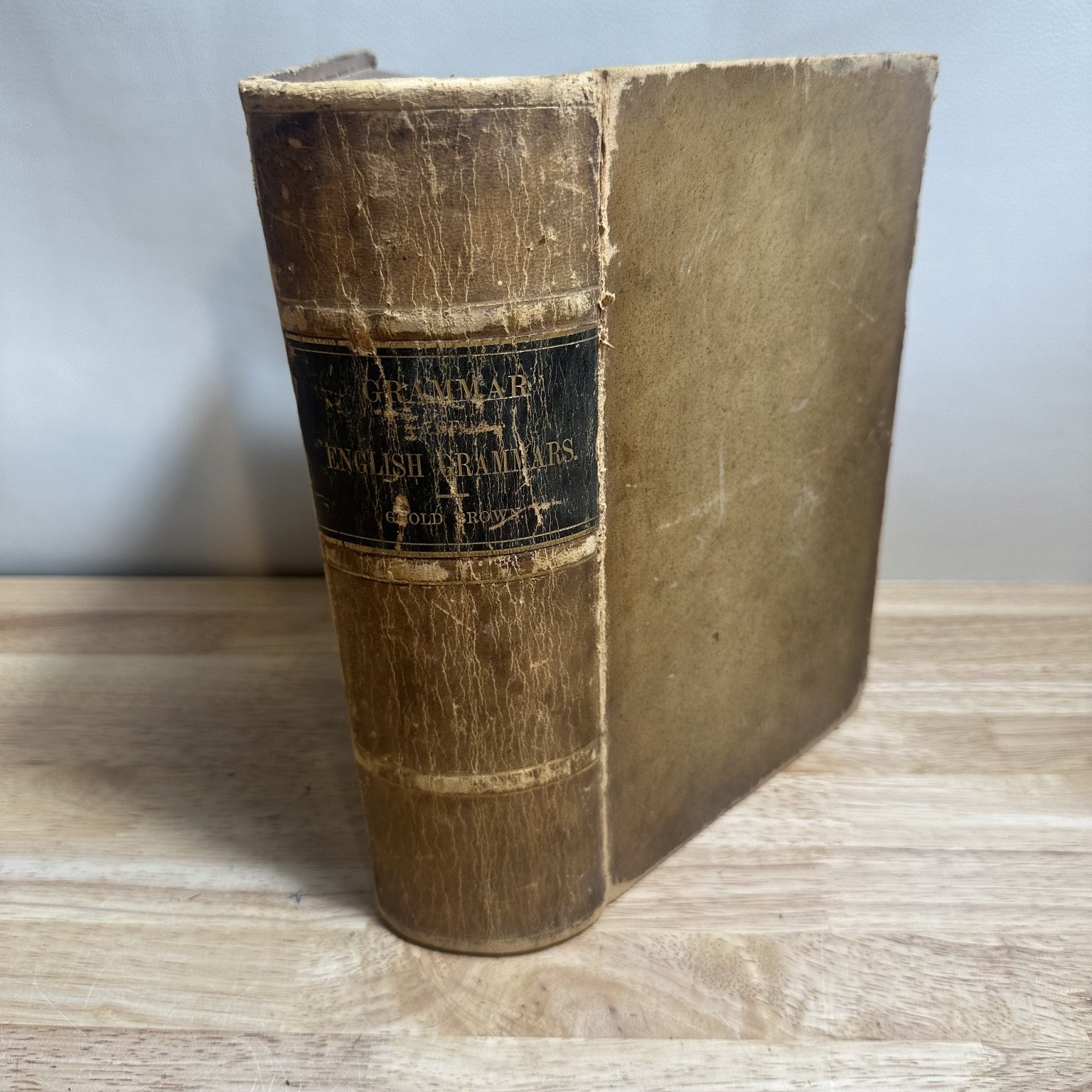 Grammar of English Grammars Goold Brown 1875 10th Ed English Language