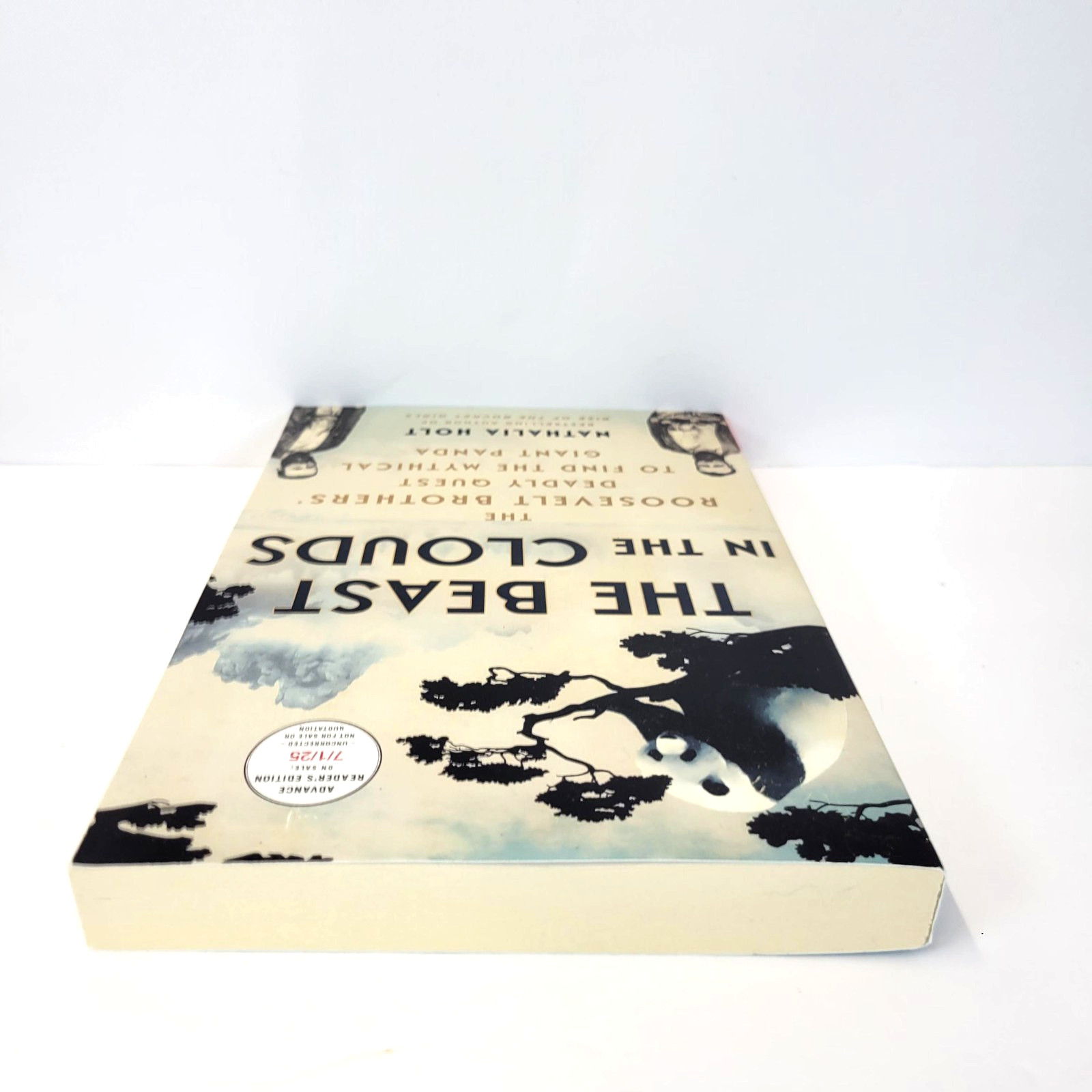 The Beast In The Clouds Nathalia Holt Atria Cream ARC Trade PB Panda Roosevelt