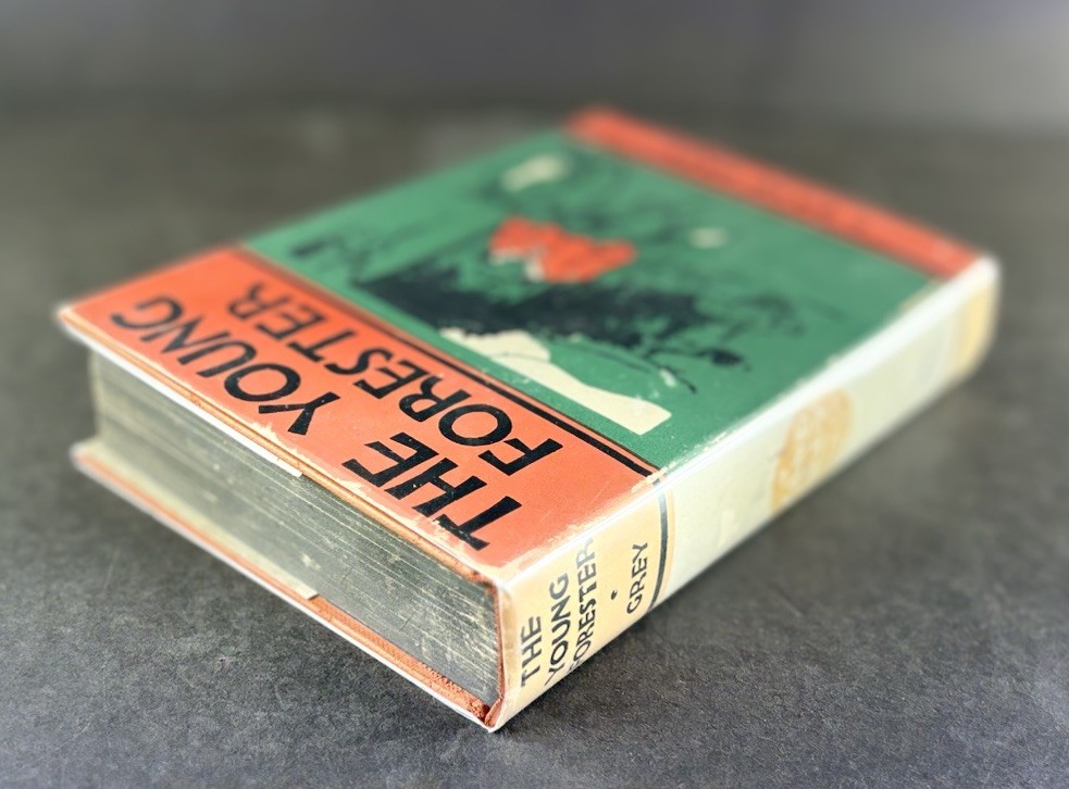 Zane Grey THE YOUNG FORESTER HC DJ Grosset Dunlap Western Adventure Book