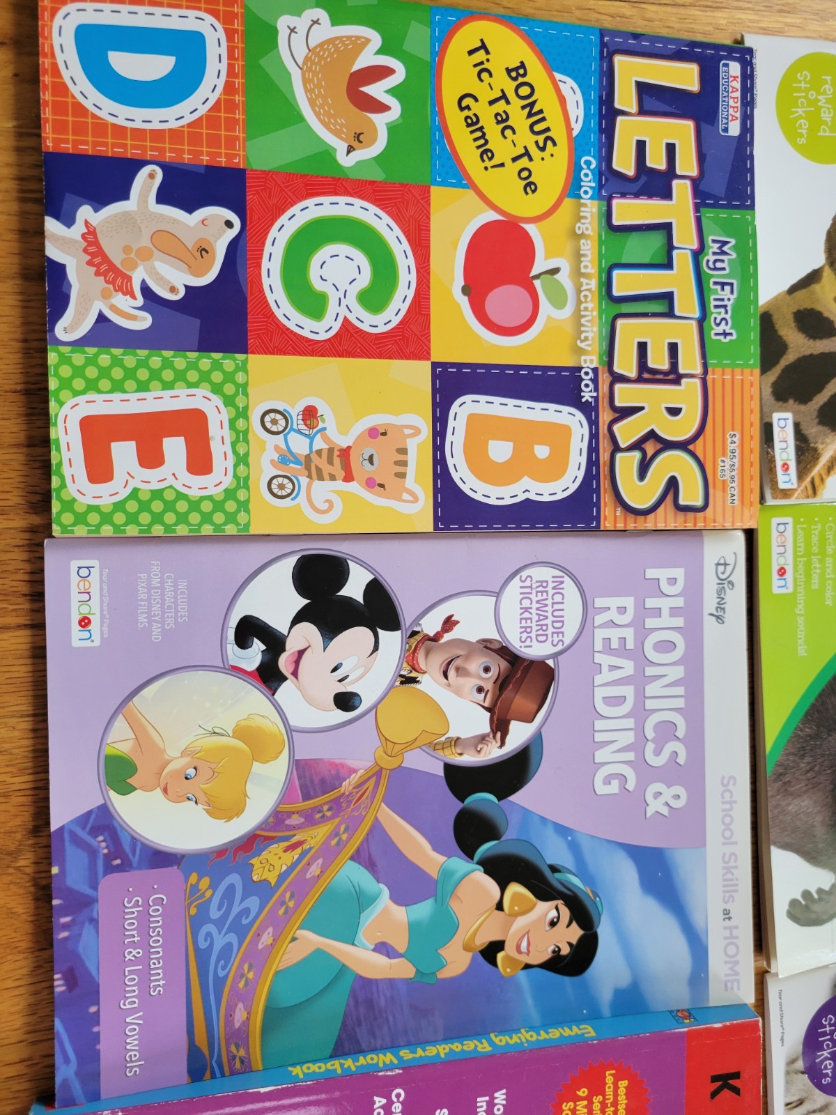 New 7 Learning Workbooks, Phonics, Sounds, Letters, Time&money, Early Reading.