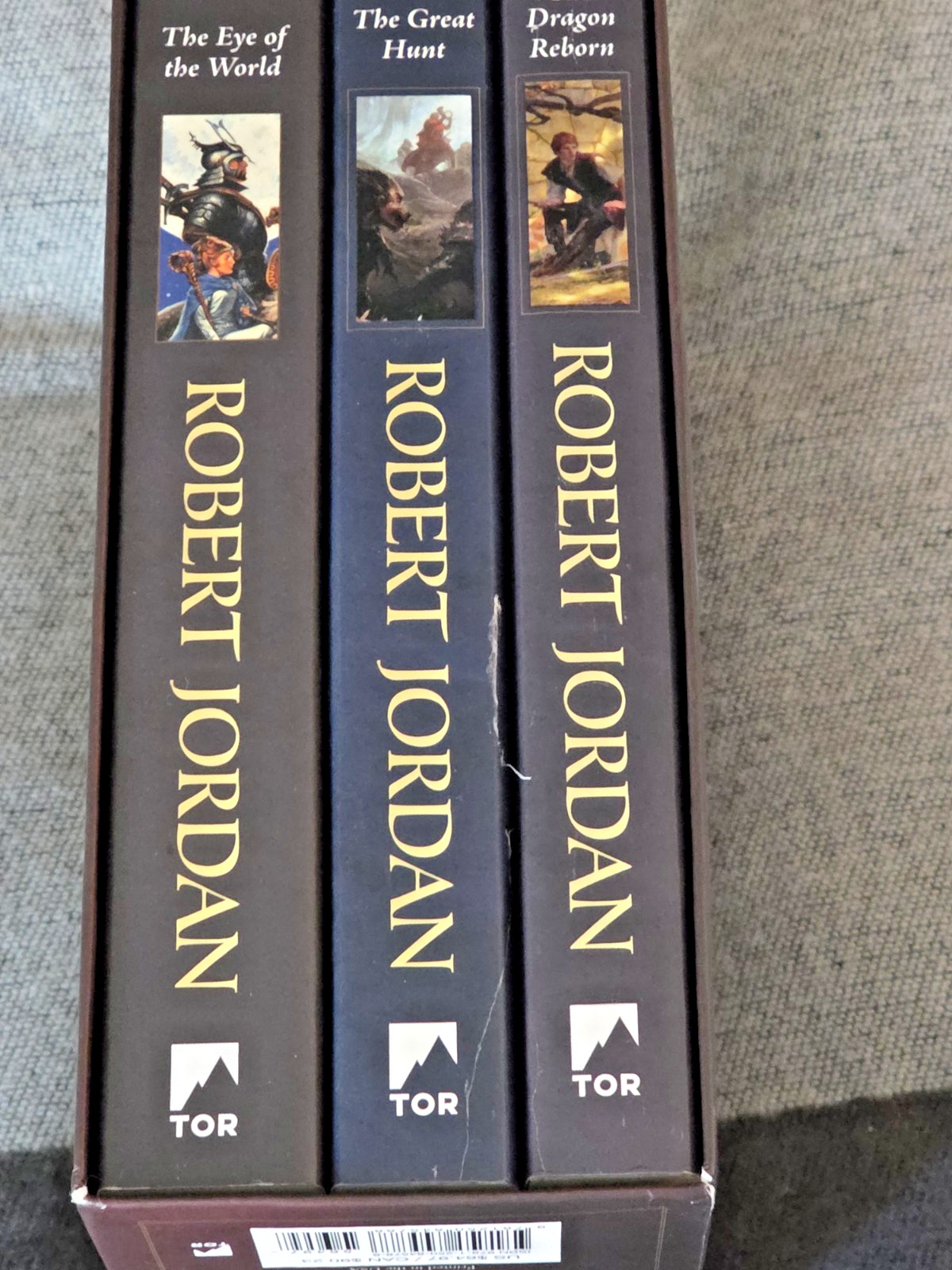 Wheel Of Time Books 1-3 New Box Set Robert Jordan Fantasy Paperbacks Slipcase