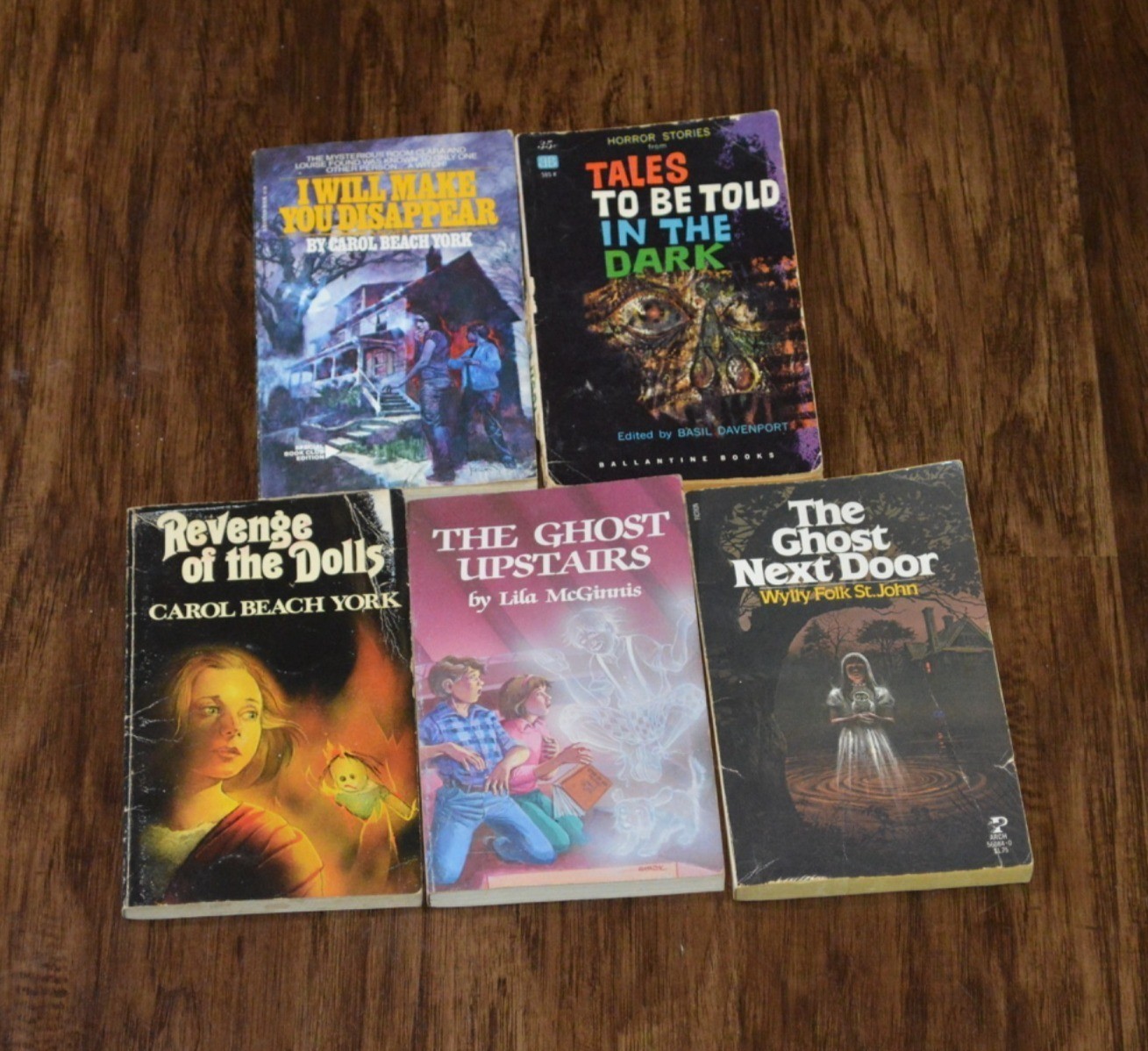 Ghost Scary Chapter Books Stories Vintage Mixed Lot of 3 Paperback Reading
