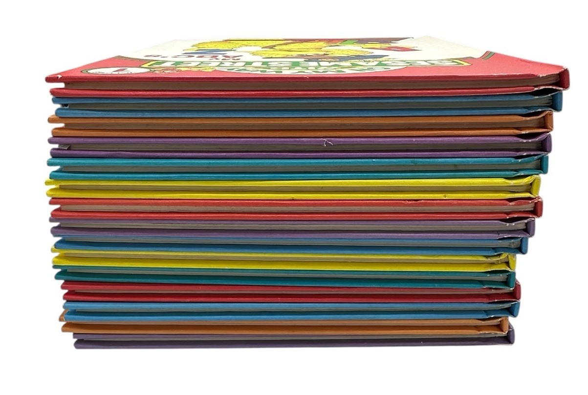 1989 On My Way With Sesame Street Books Complete Set 1-15 CTW Funk & Wagnalls