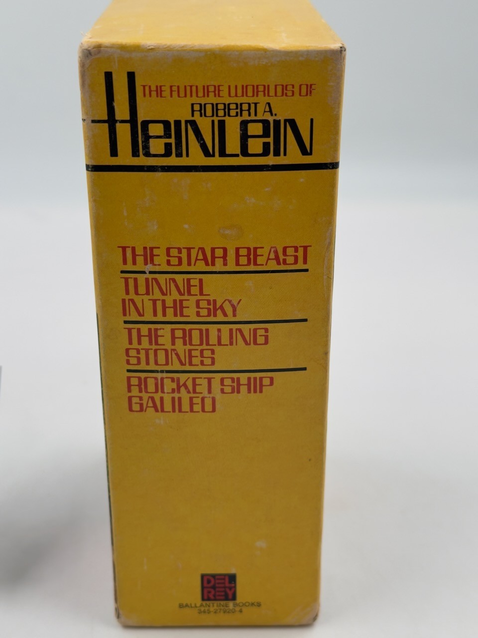Robert Heinlein PB Del Rey Future Worlds of Box Set 4 Books, 1978