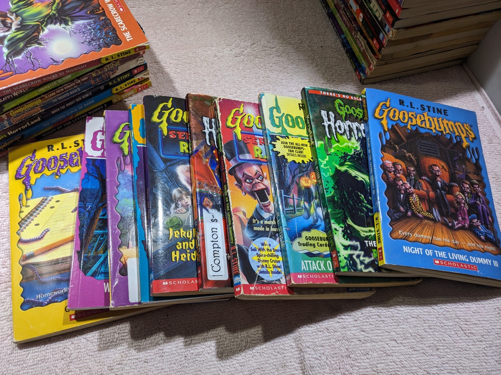Lot Of (33) Various R.L. Stine Goosebumps Books