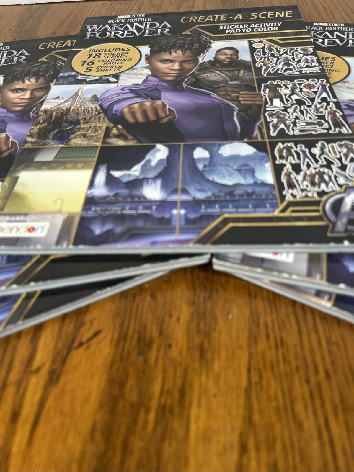 5 Marvel Studios Black Panther Wakanda Forever Create-A-Scene Complete EUC *Read