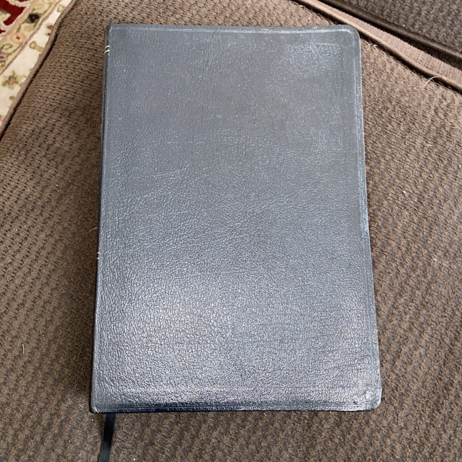 Zondervan NIV Study Bible Black Bonded Leather Red Letter- VG