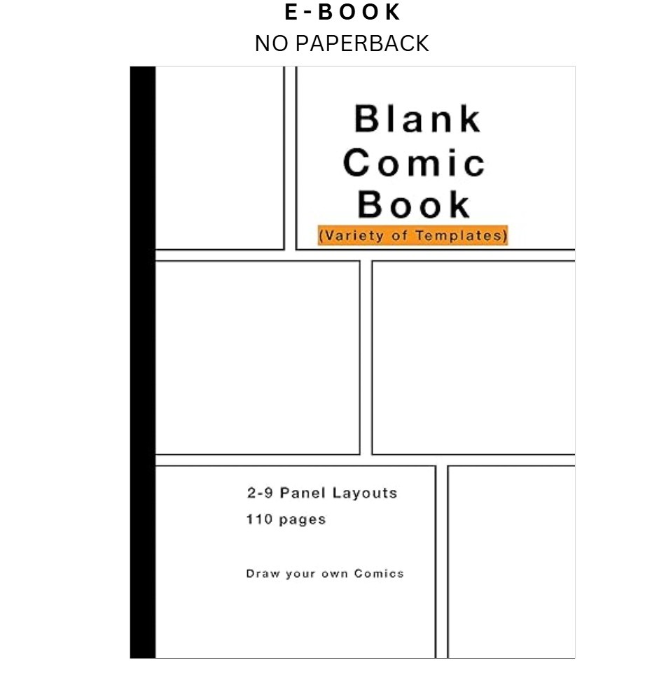 Blank Comic Book: Variety of Templates, , B Bern 2017