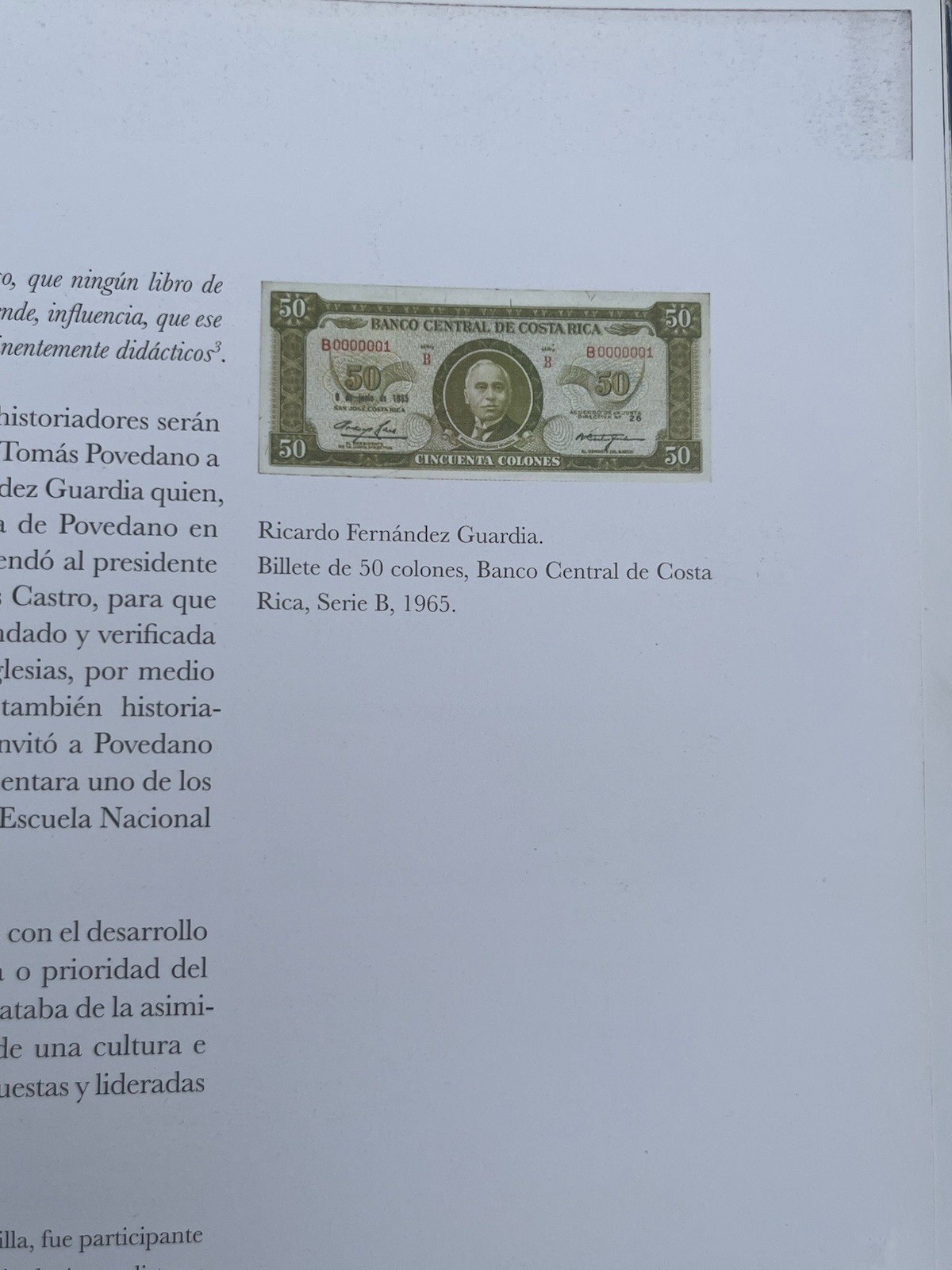 Tomas Povedano Numistatics paper currency money coins of Costa Rica Museum book
