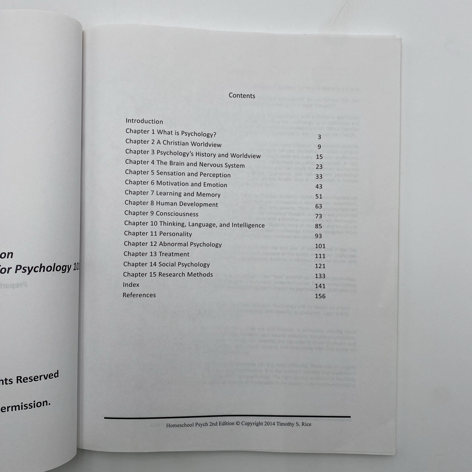 Homeschool Psych 2nd Ed: Preparing Christian Homeschool Students by Tim Rice
