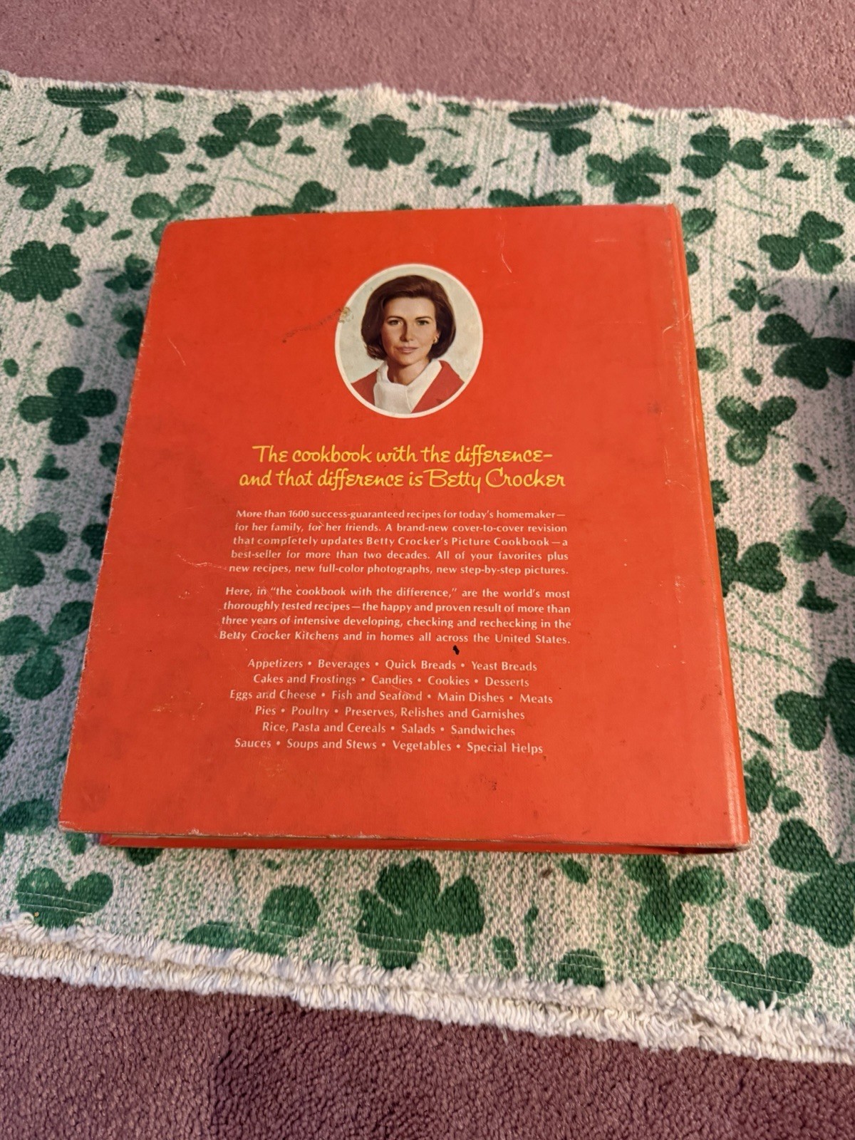 VTG Betty Crocker’s Cookbook Red Binder HC 1971 & 1973 Printings Lot 2