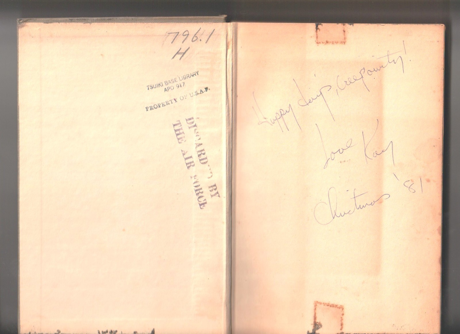 1953 Book „Dodger Daze and Knights“ by Tommy Holmes Pre Owned