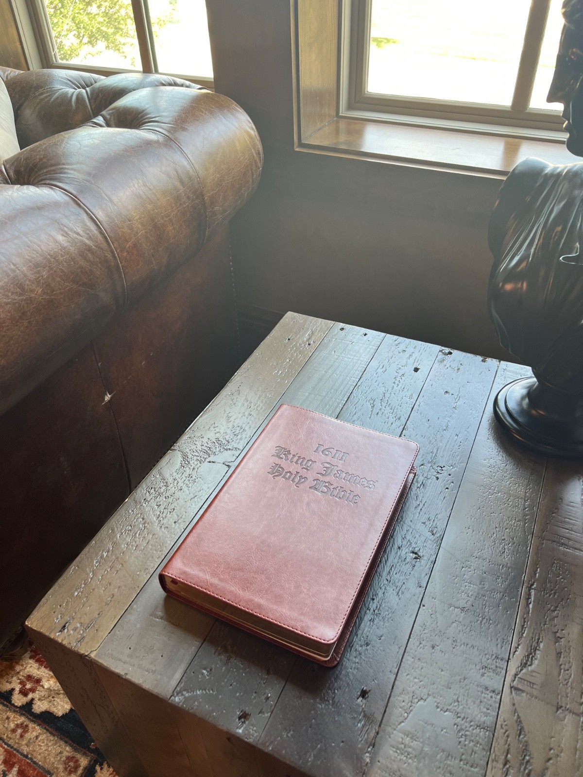 1611 King James Bible Facsimile w/ Apocrypha, 1st Edition Reprint – Brown