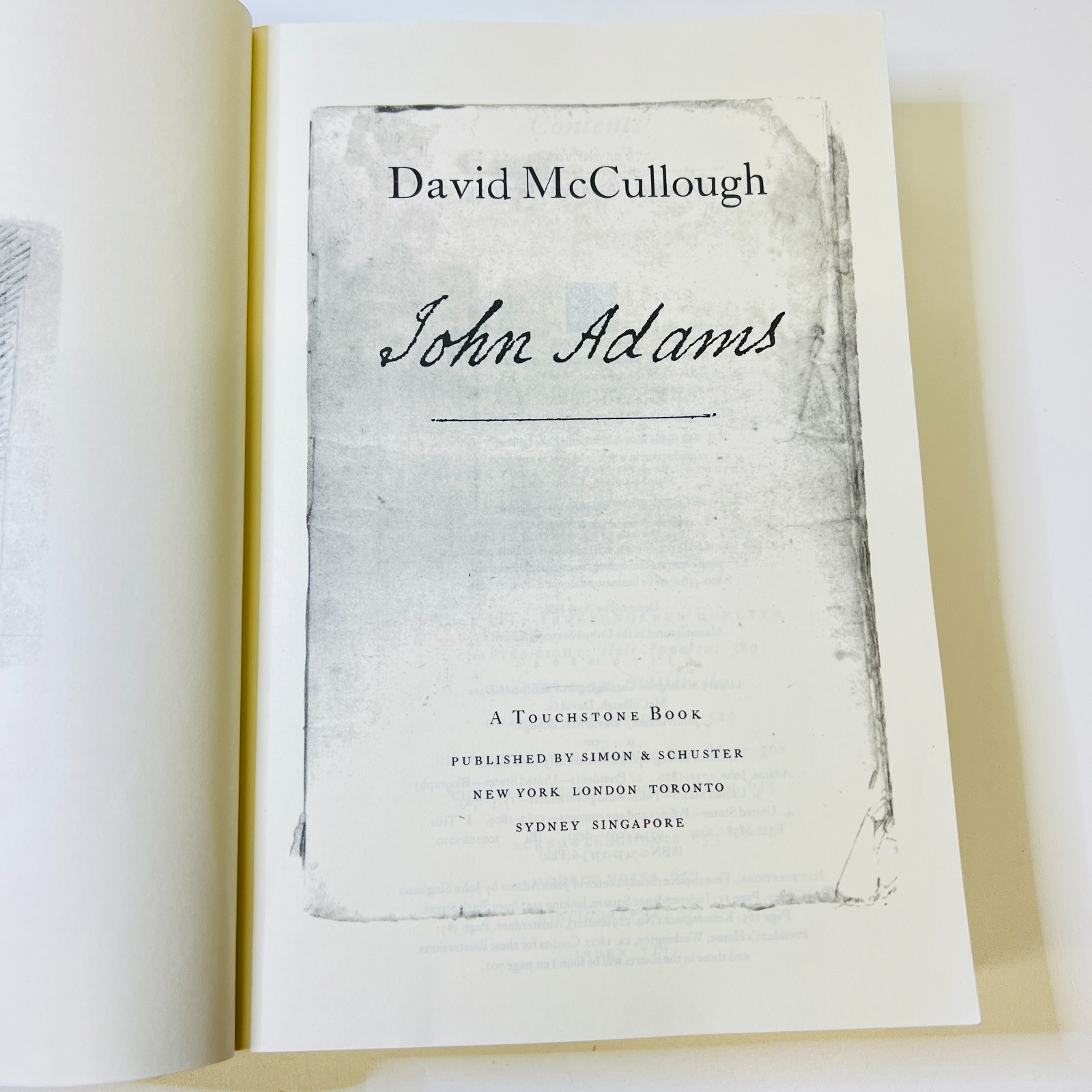 John Adams by David McCullough U.S. History, Presidents