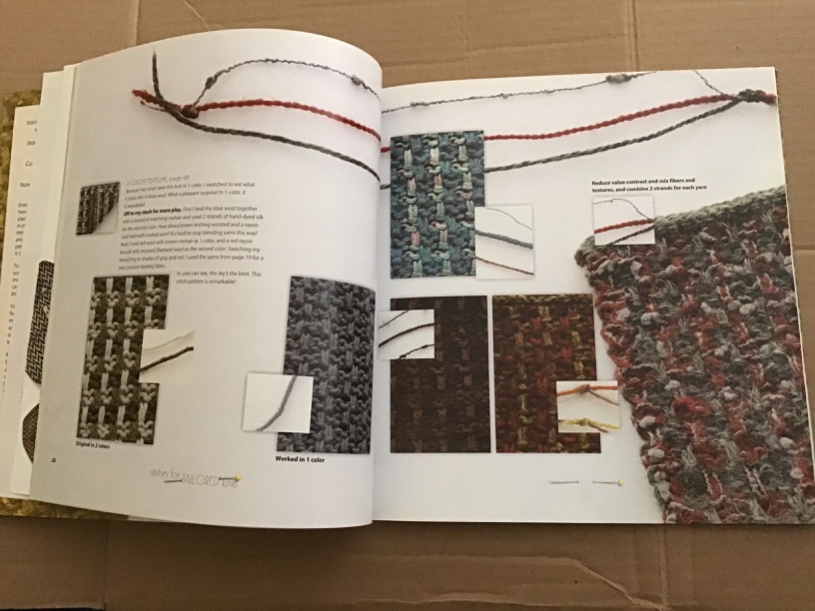 Stitches for Tailored Knits:Build Better Fabric by Jean Frost-2013-USED-84 pages