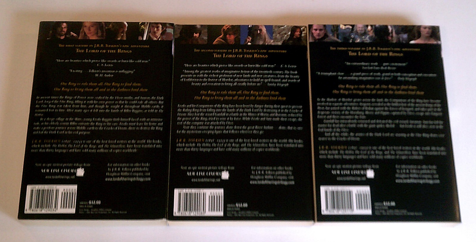3 Volume Box Set ~ The LORD of the RINGS Trilogy by J. R. R. Tolkien