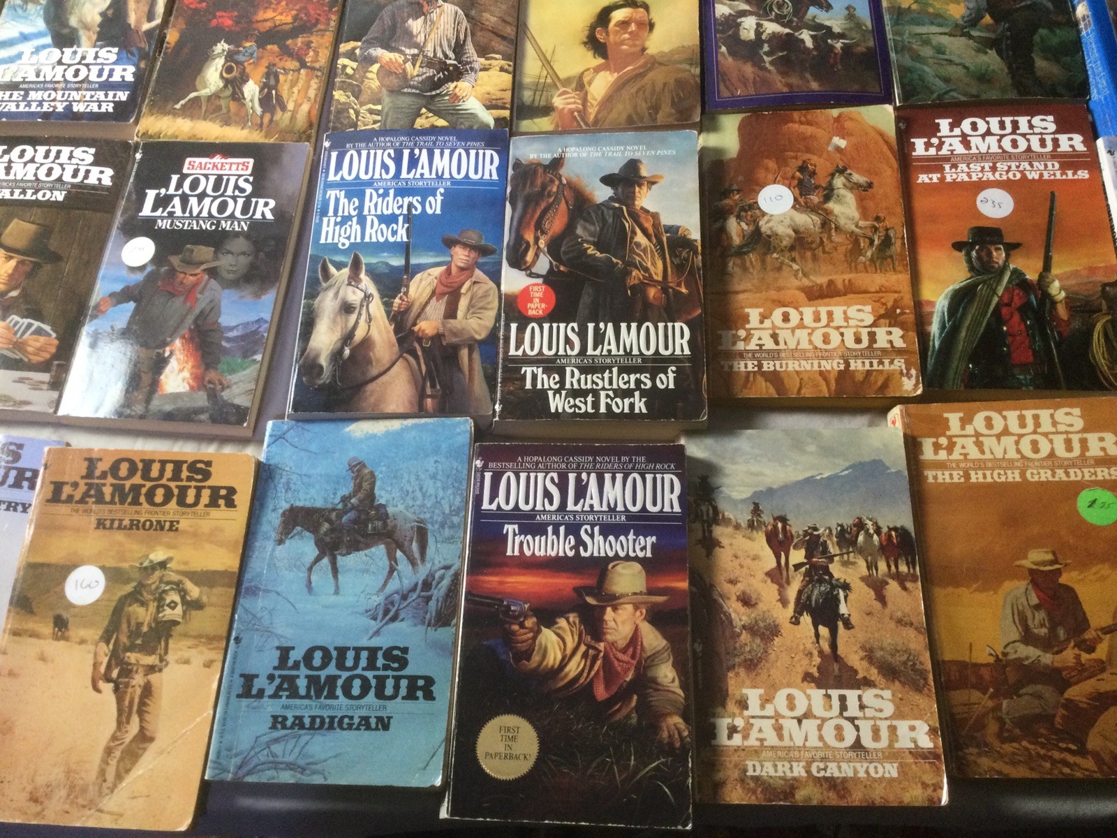 80+ Louis L’Amour Paperback Lot Western Collection Sackett Series