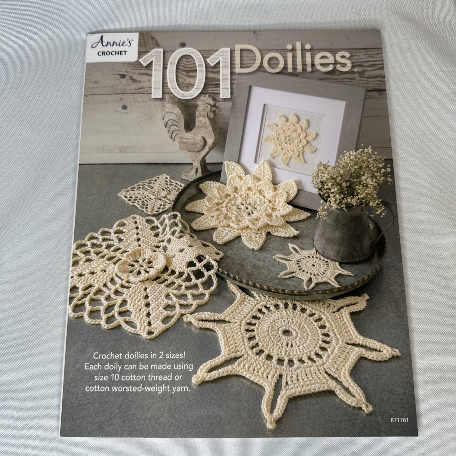 101 Doilies by Annie’s Crochet (2019, Trade Paperback) Pattern Book