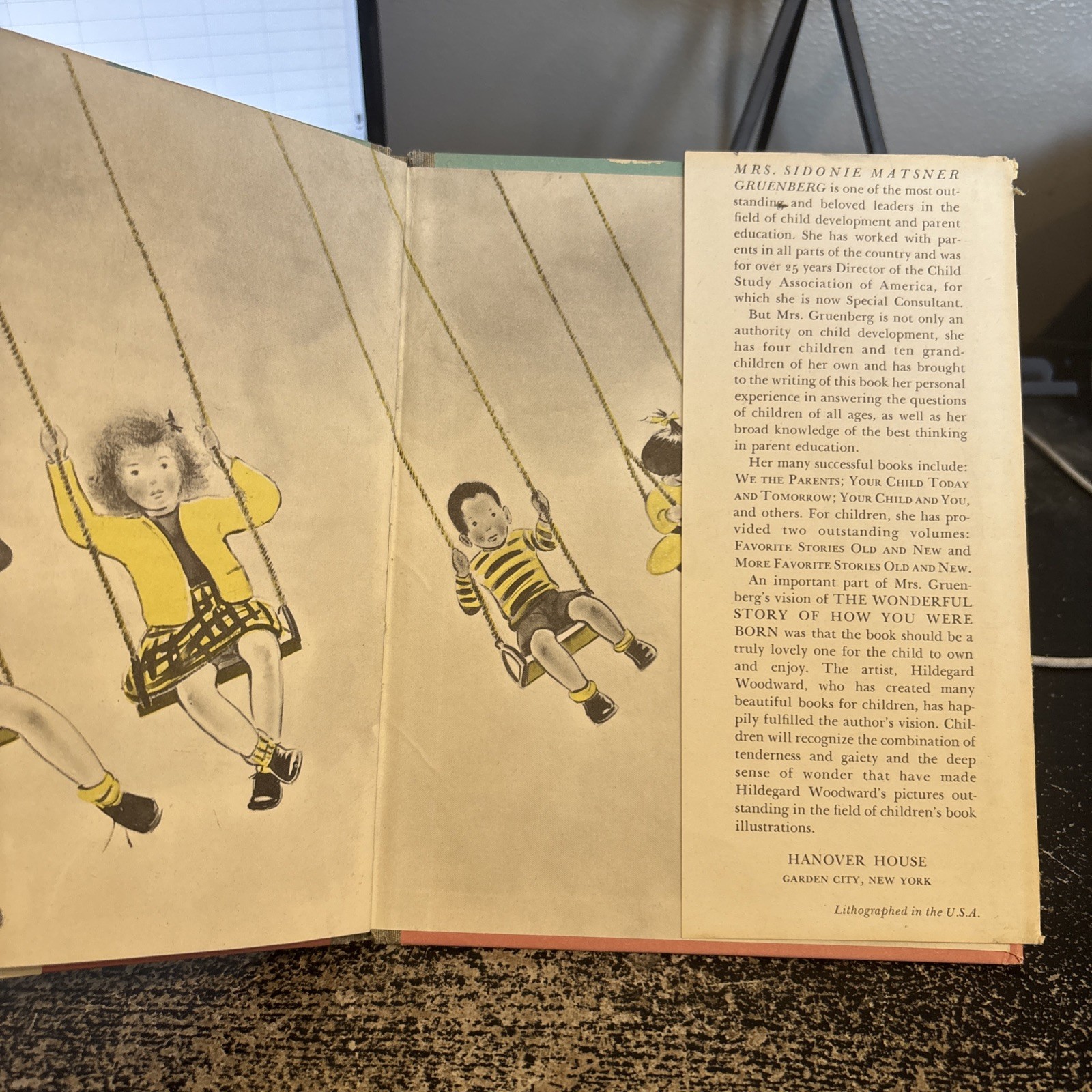 The wonderful story of how you were born. By Sidonie Gruenberg. 1953 HC
